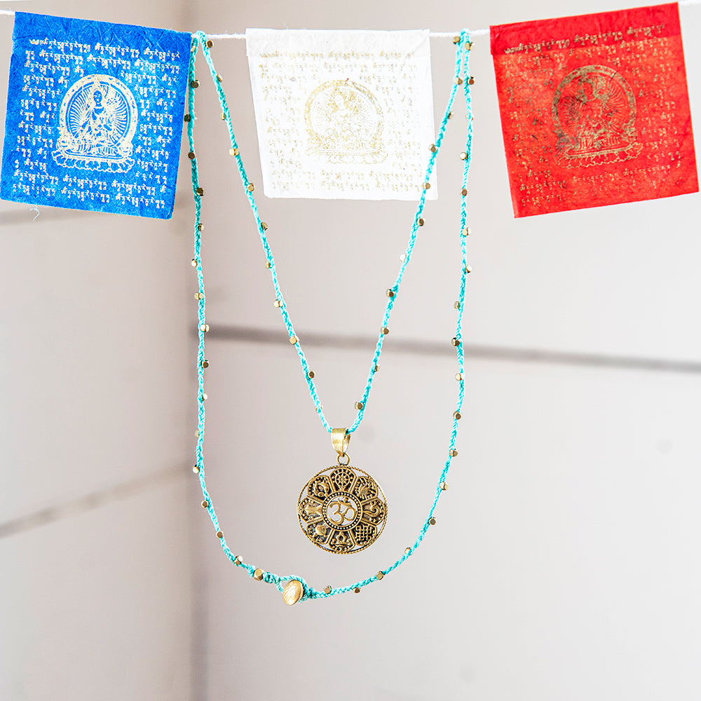 Brass Om Pendant Necklace、mySite、topwebapps