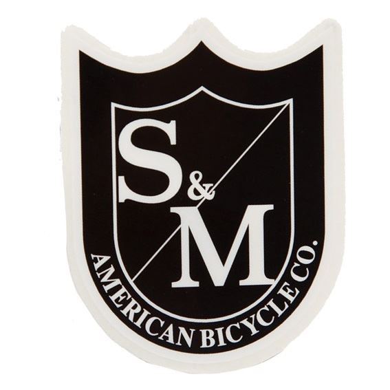  S&M Small Shield Sticker Black/White、mySite、merchandisen