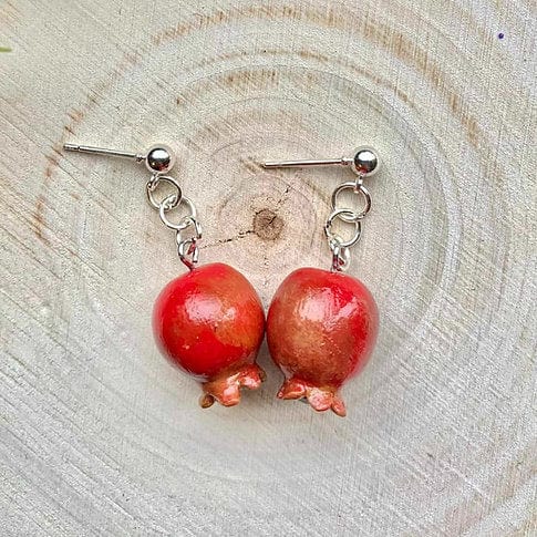 Pomegranate Dangle Earrings、mySite、topwebapps