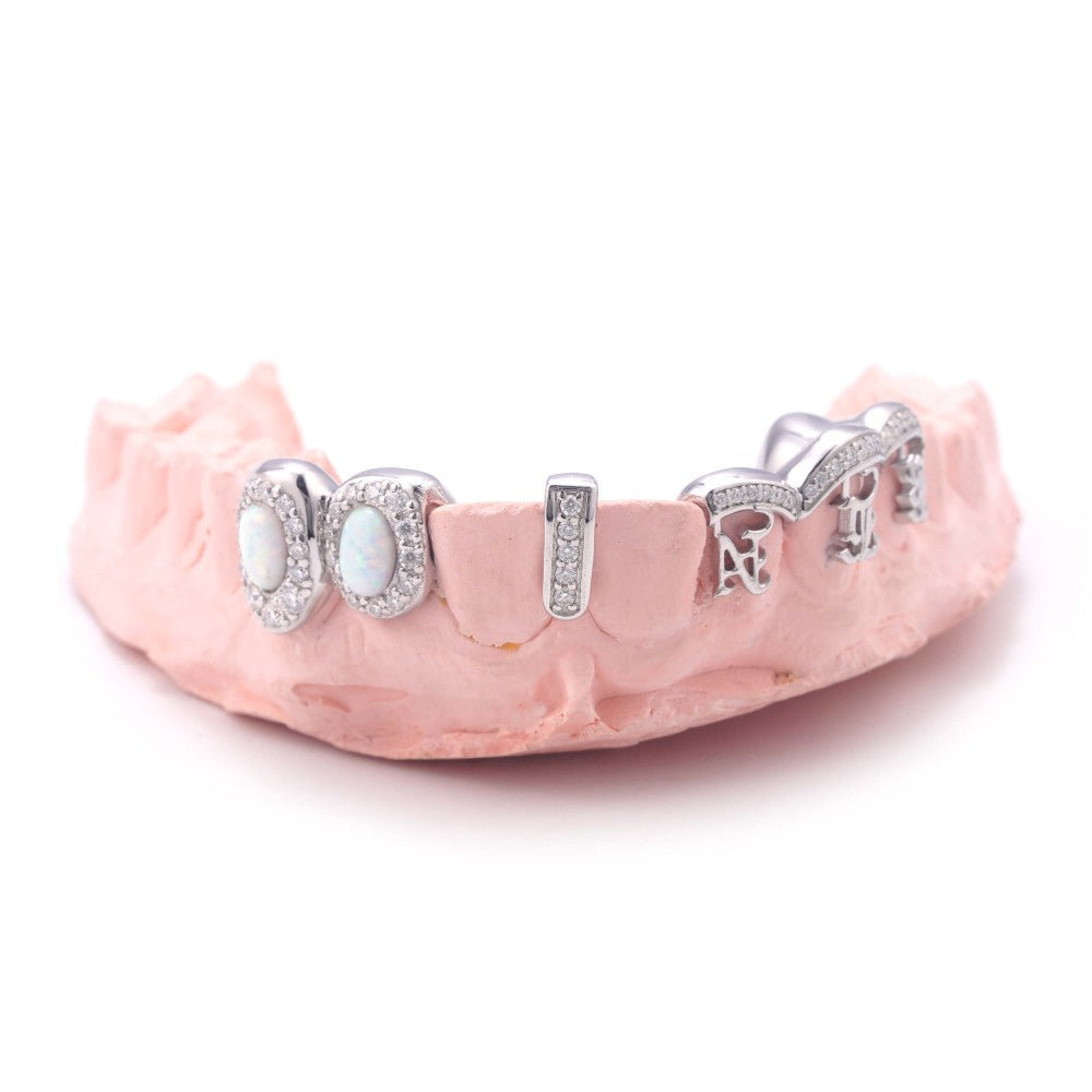 Custom Cross Opal Moissanite Grillz、mySite、hinf8tx79