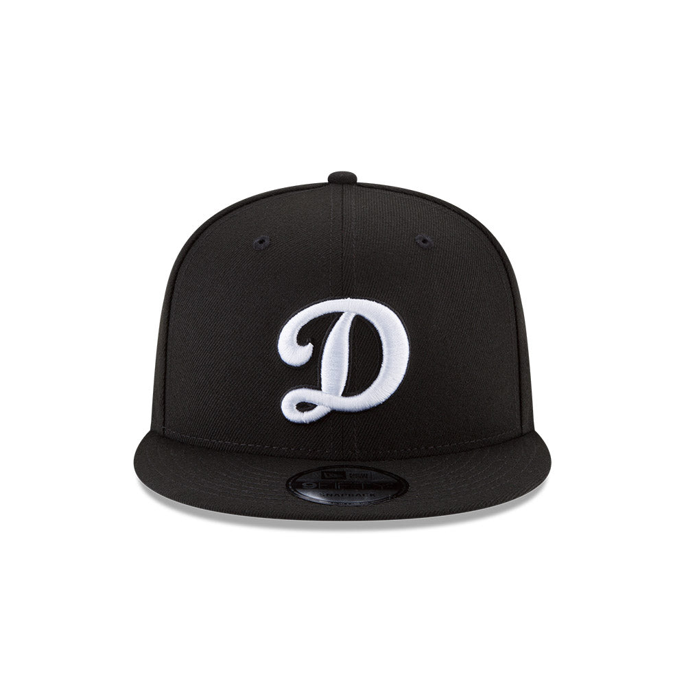 Los Angeles Dodgers New Era Black/White “D” 9FIFTY Snapback Hat、mySite、vikingsvslions
