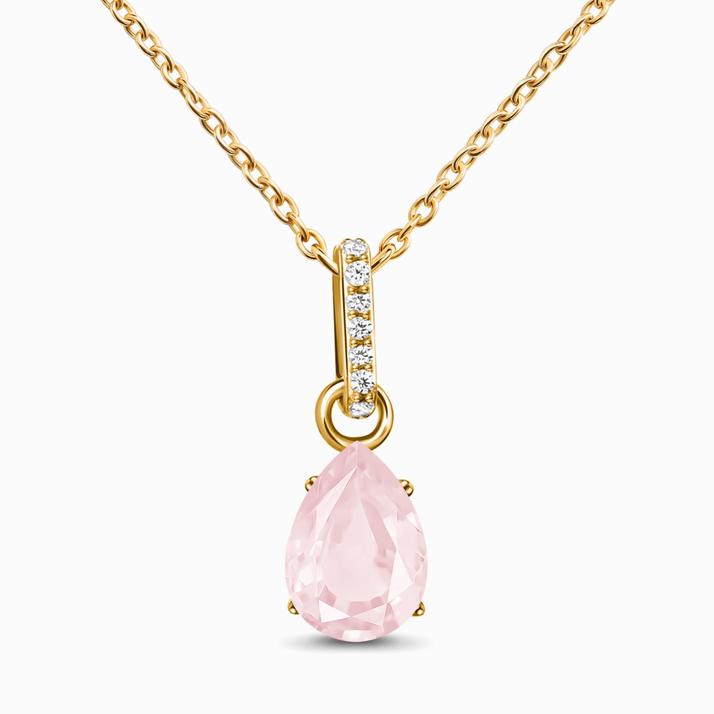Rose Quartz Necklace - Sway、mySite、hinf8tx79