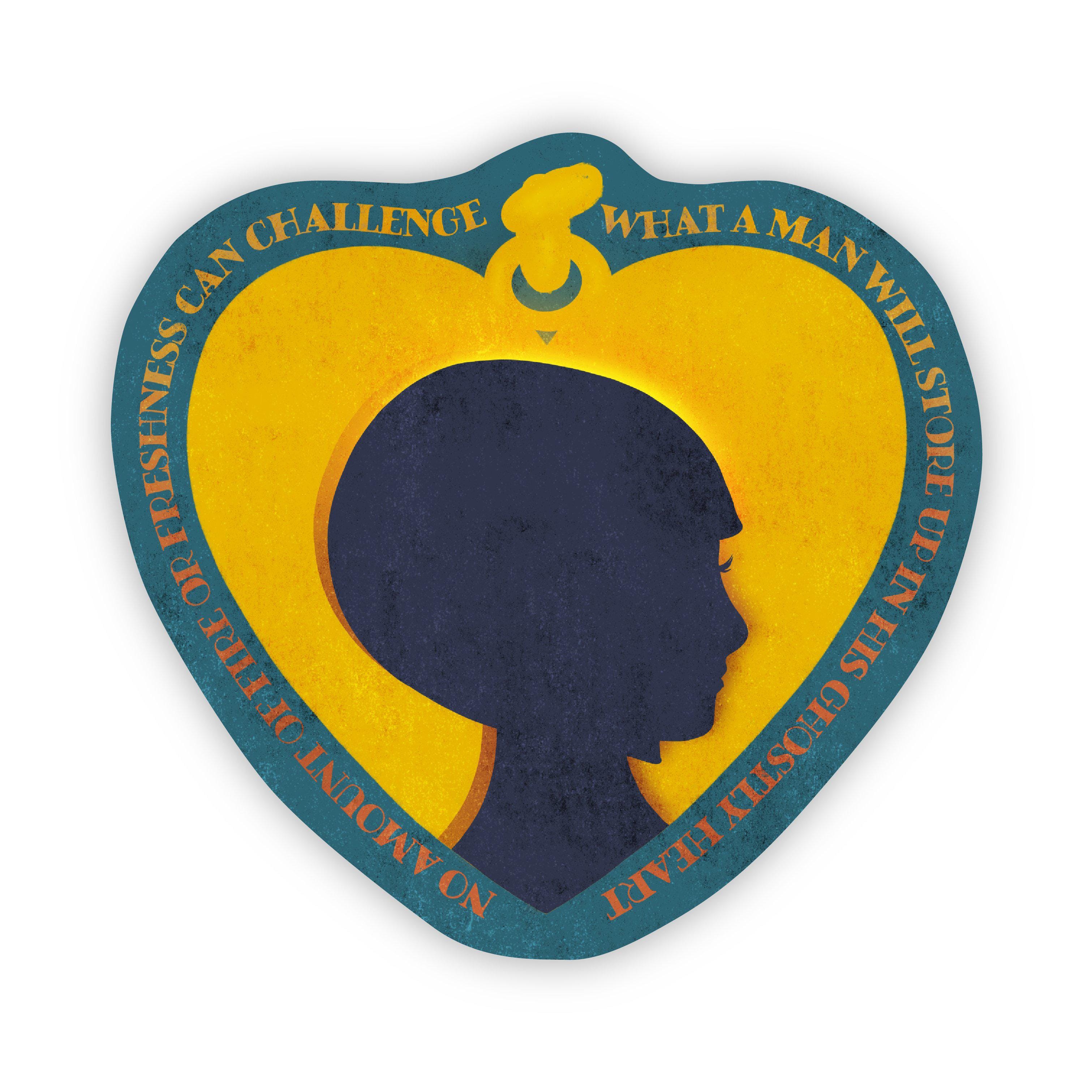  No Amount of Fire or Freshness Can Challenge What a Man Will Store Up In His Ghostly Heart Great Gatsby Sticker、mySite、elrpsem3k