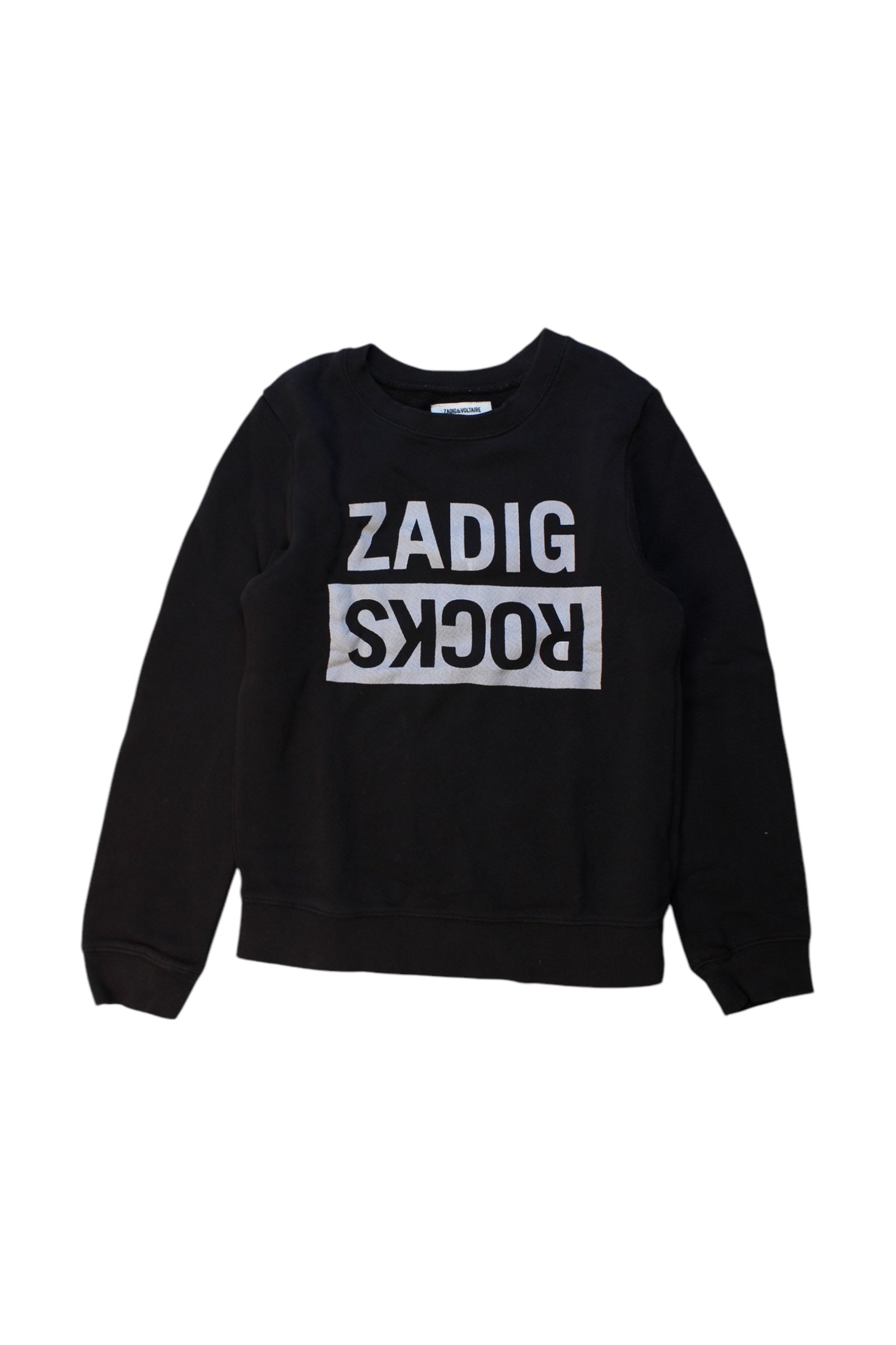 Zadig & Voltaire Rocks Crewneck Sweatshirt 8Y、mySite、g9winljtr