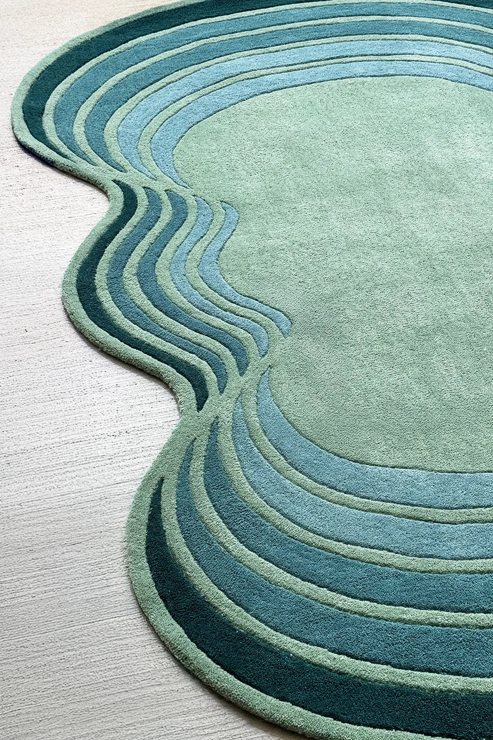 Undula Hand Tufted Wool Rug、mySite、gigharbornorthrealestate