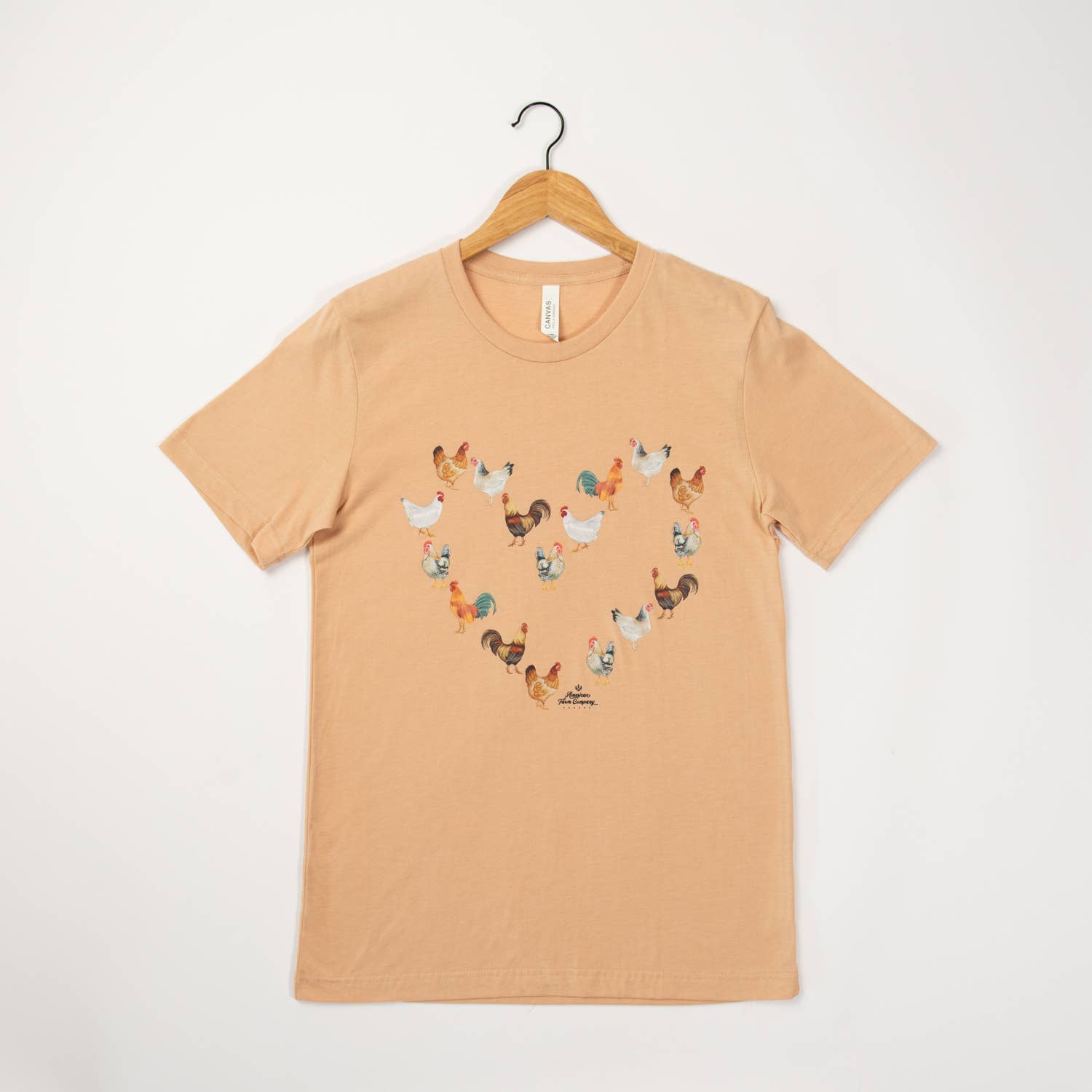 'Chicken Heart' Graphic T Shirt American Farm Company、mySite、g9winljtr