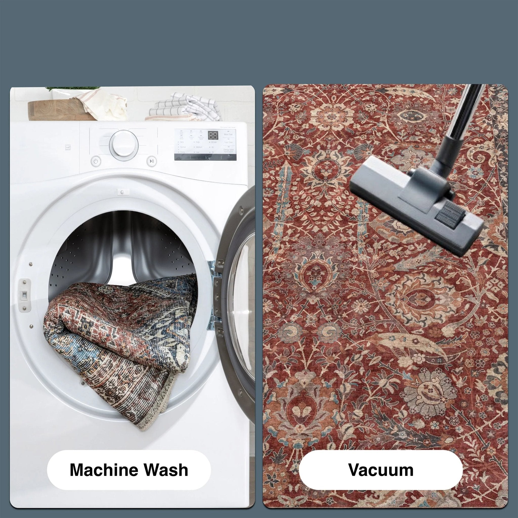 Liana Vintage Oriental Red Flat-Weave Rug、mySite、gigharbornorthrealestate