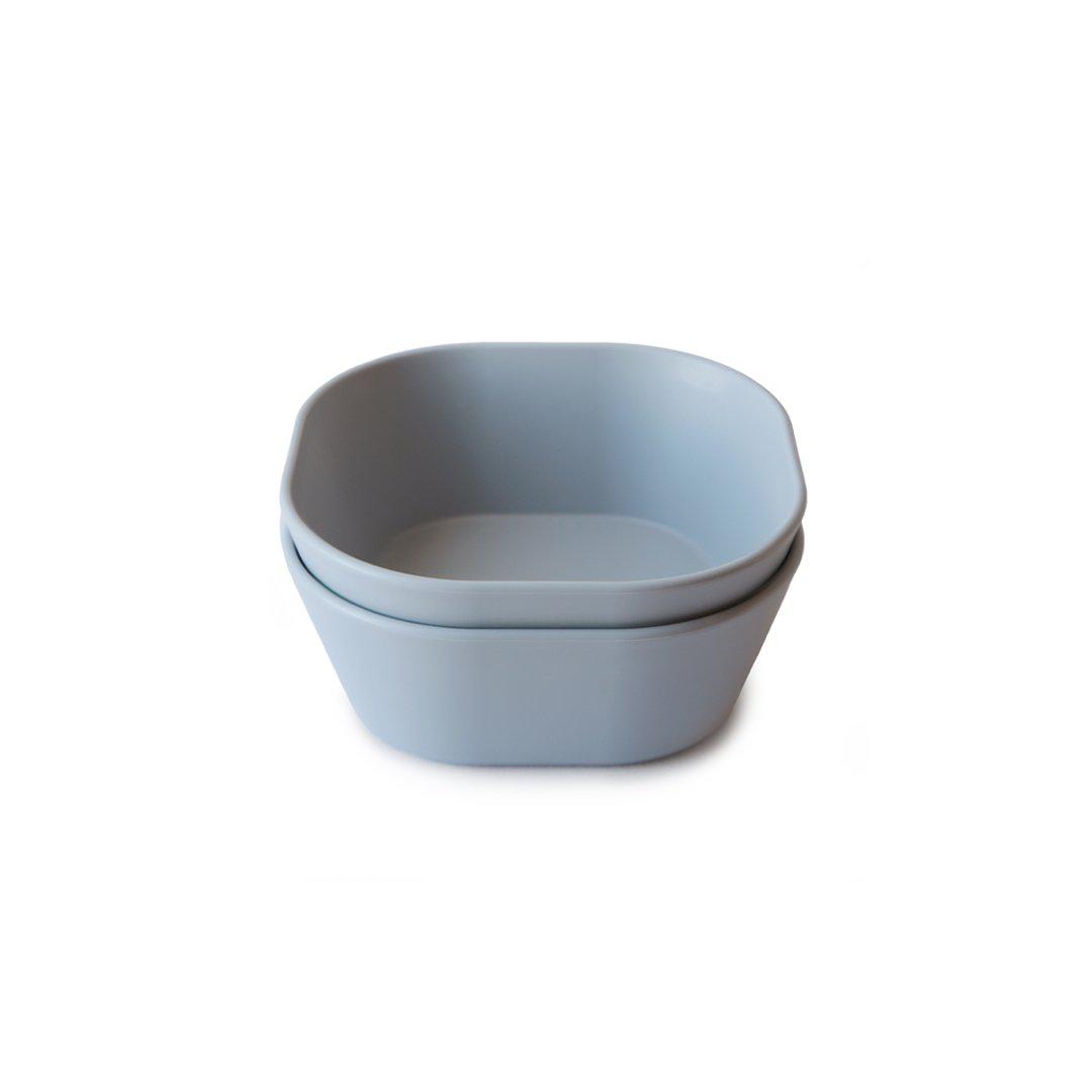  Mushie Square Dinnerware Bowls - Cloud - 2 Pack、mySite、merchandisen