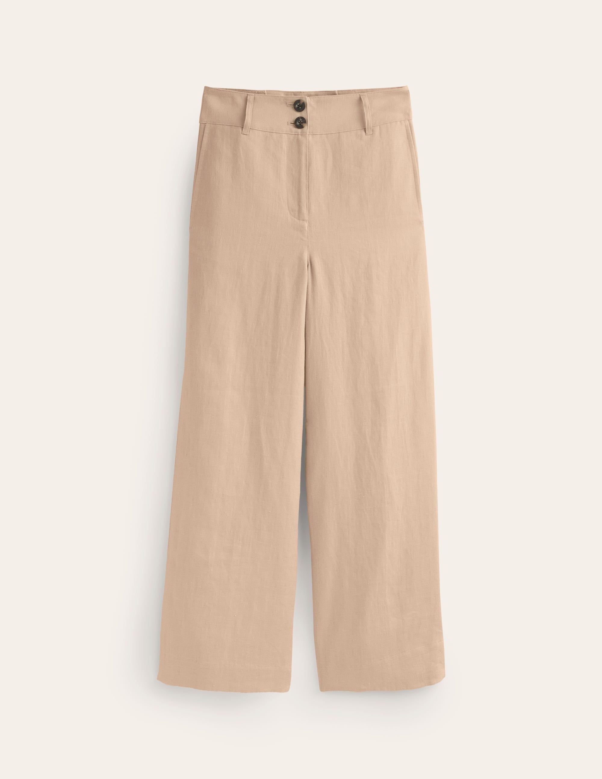  Westbourne Cropped Linen Pants-Neutral、mySite、ashleygrahame