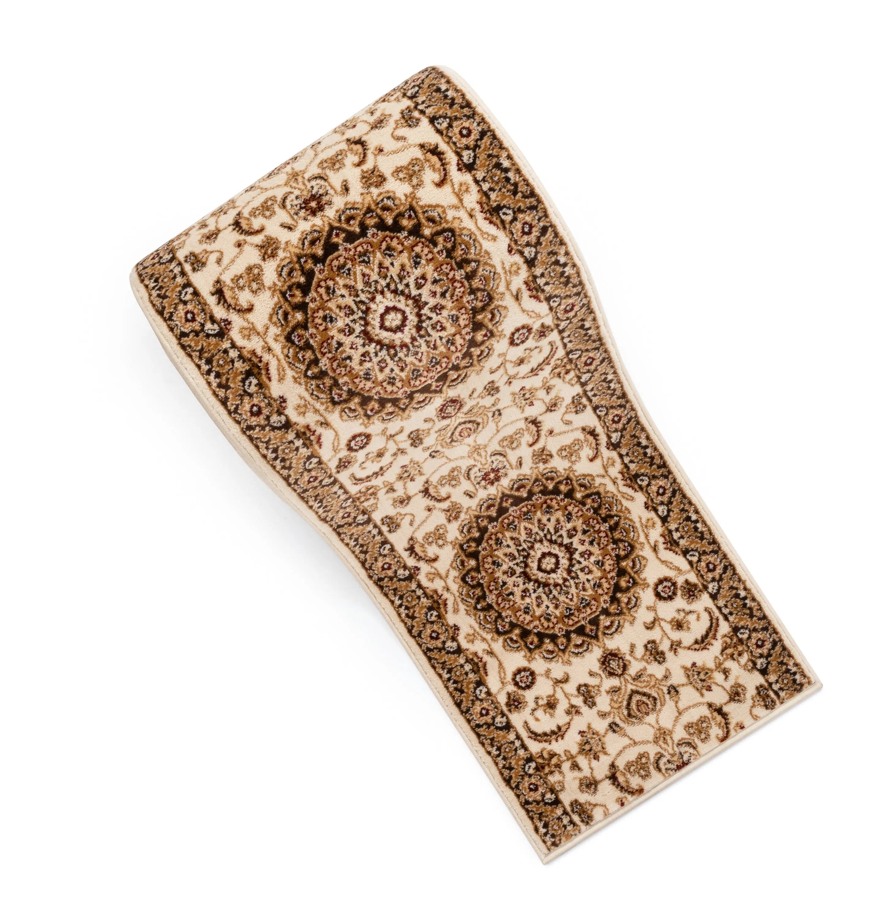 Custom Size Runner Medallion Oriental Persian Pattern Ivory Choose Your Width x Choose Your Length Hallway Runner Rug、mySite、gigharbornorthrealestate