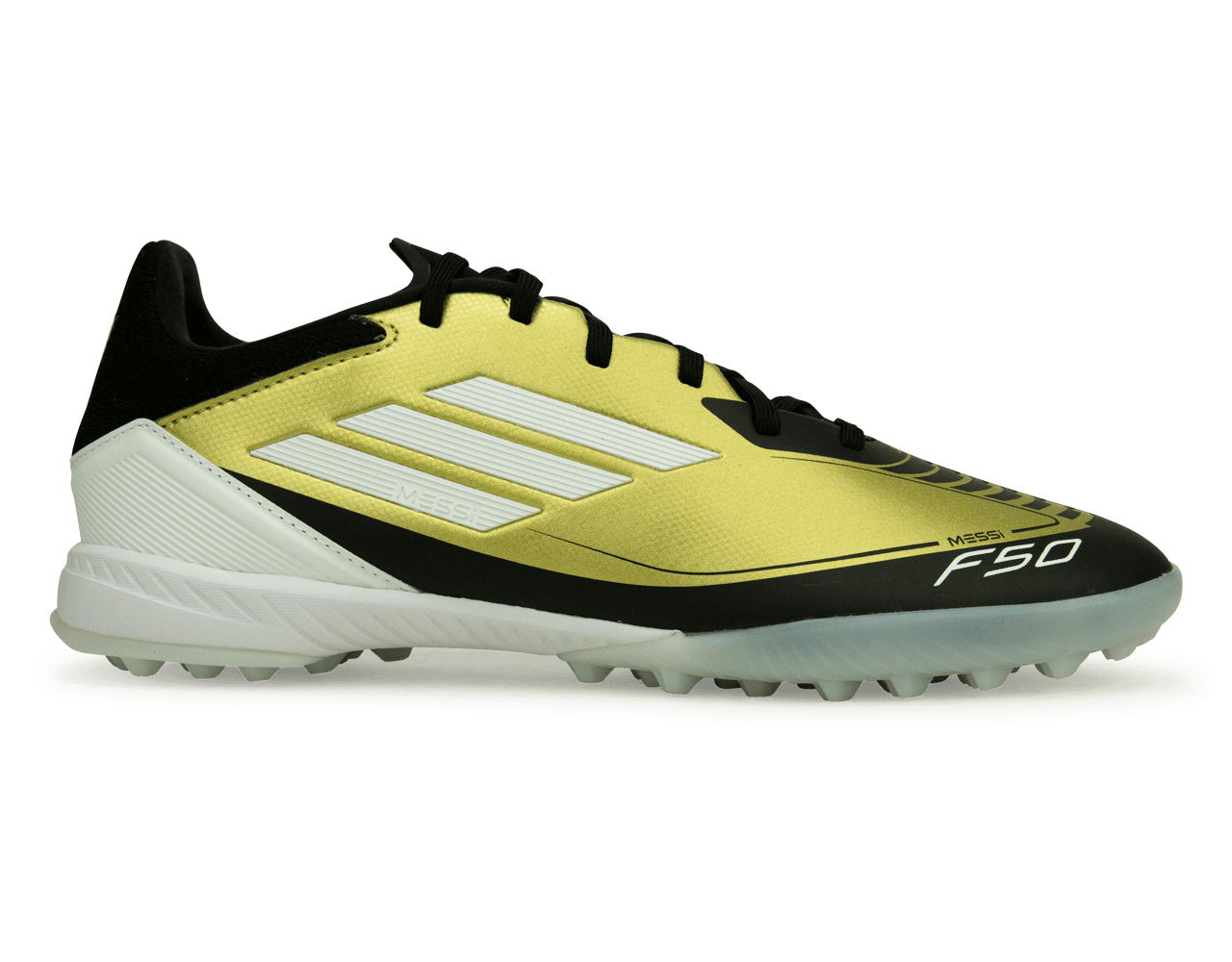 adidas Men's F50 League Messi TF Gold/White/Black、mySite、noshort