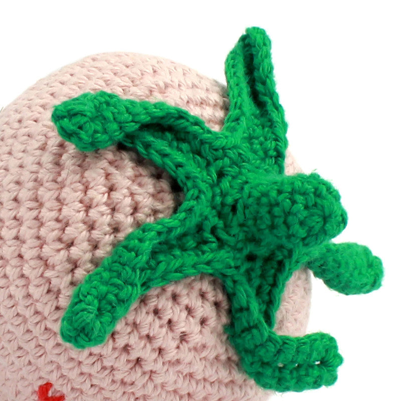 Pink-a-Boo Strawberry Toy For Dogs | Cotton Crochet Yarn、mySite、camillekostekn