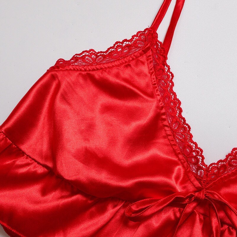 Red Satin Pajama Set、mySite、bengalsvssteelers