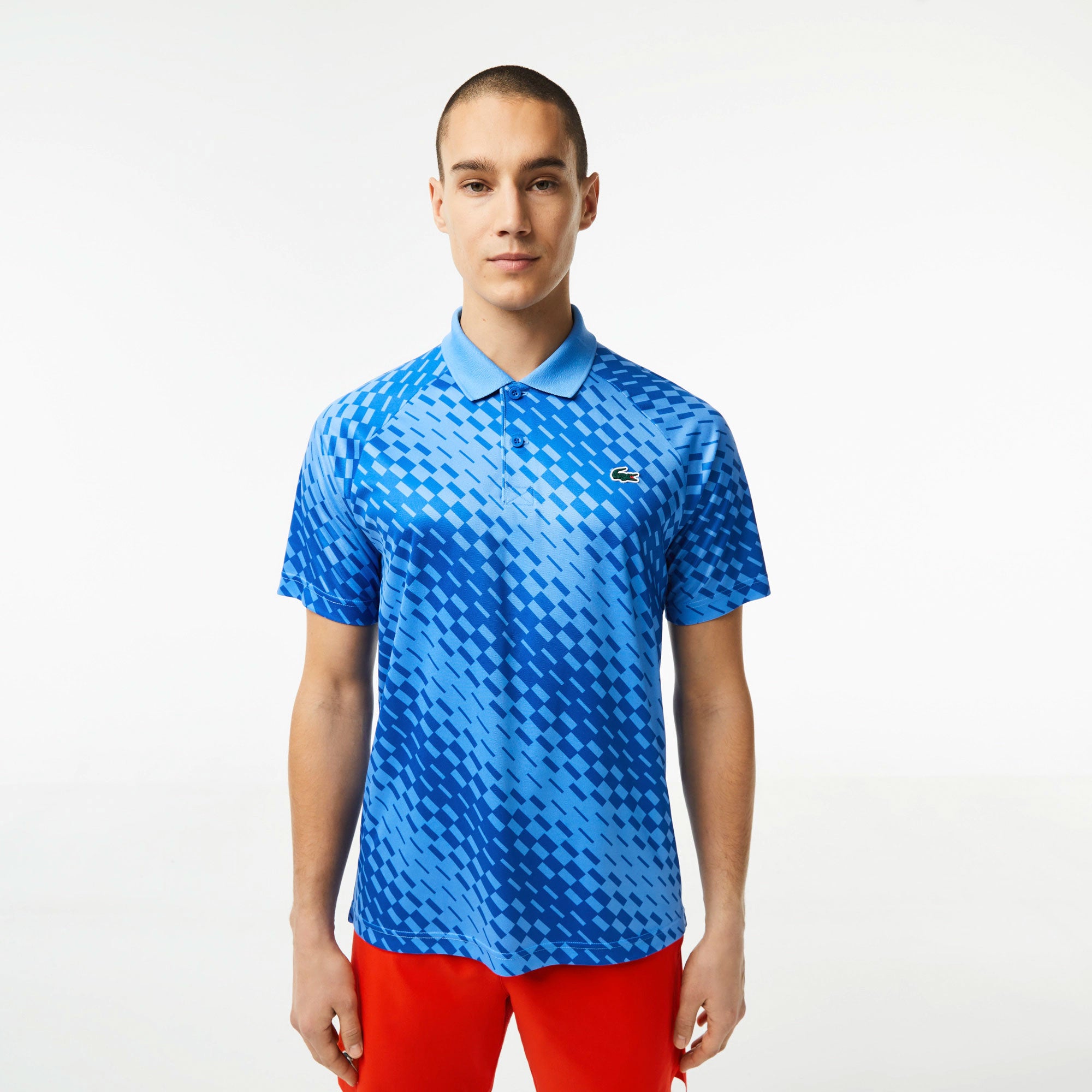 Lacoste x Novak Djokovic Ultra Dry Men's Pique Tennis Polo