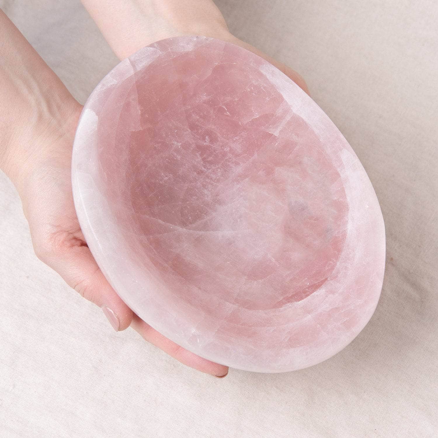 Rose Quartz Crystal Bowls- 1 of a Kind、mySite、hinf8tx79