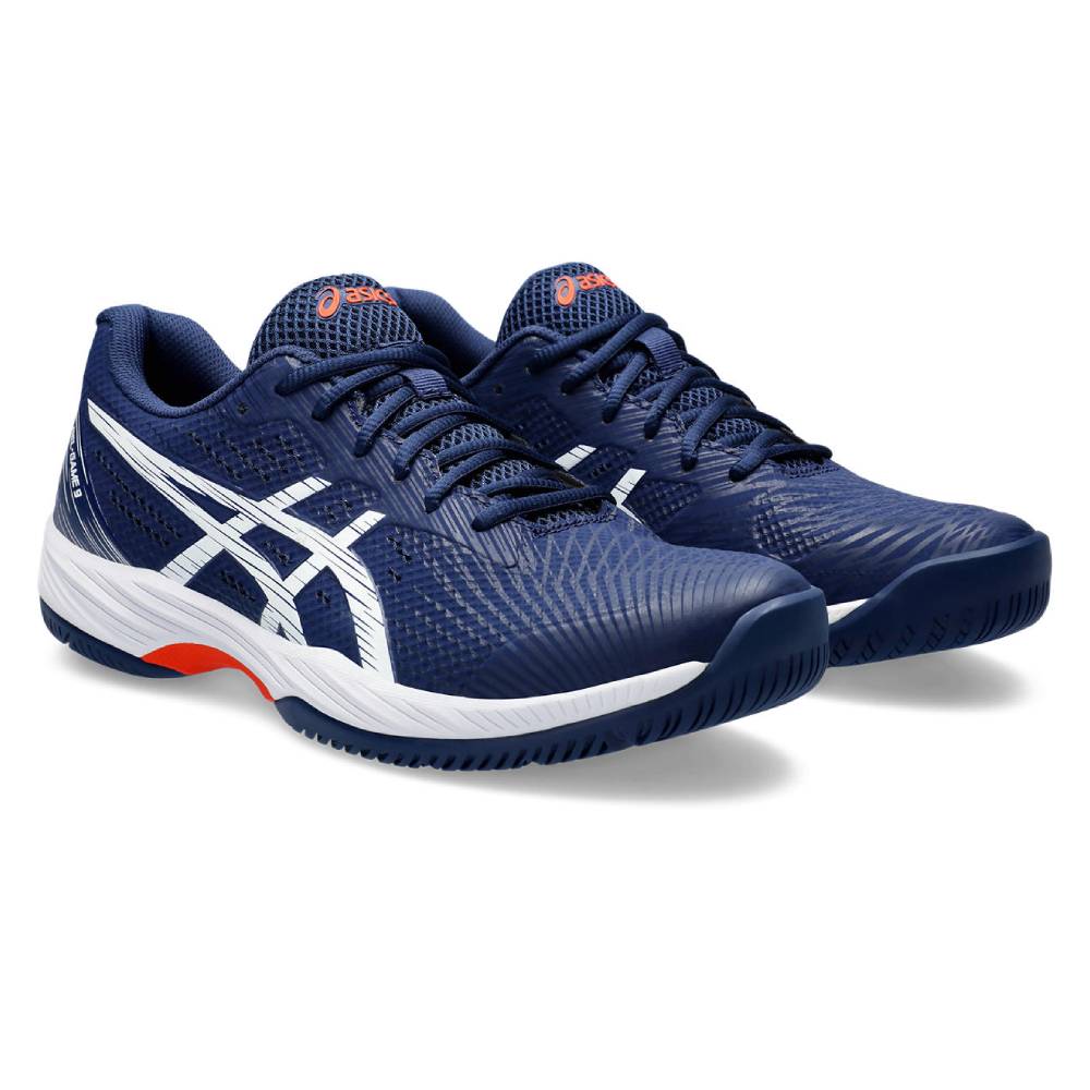 Asics Gel Game 9 Men's Tennis Shoe (Blue/White)