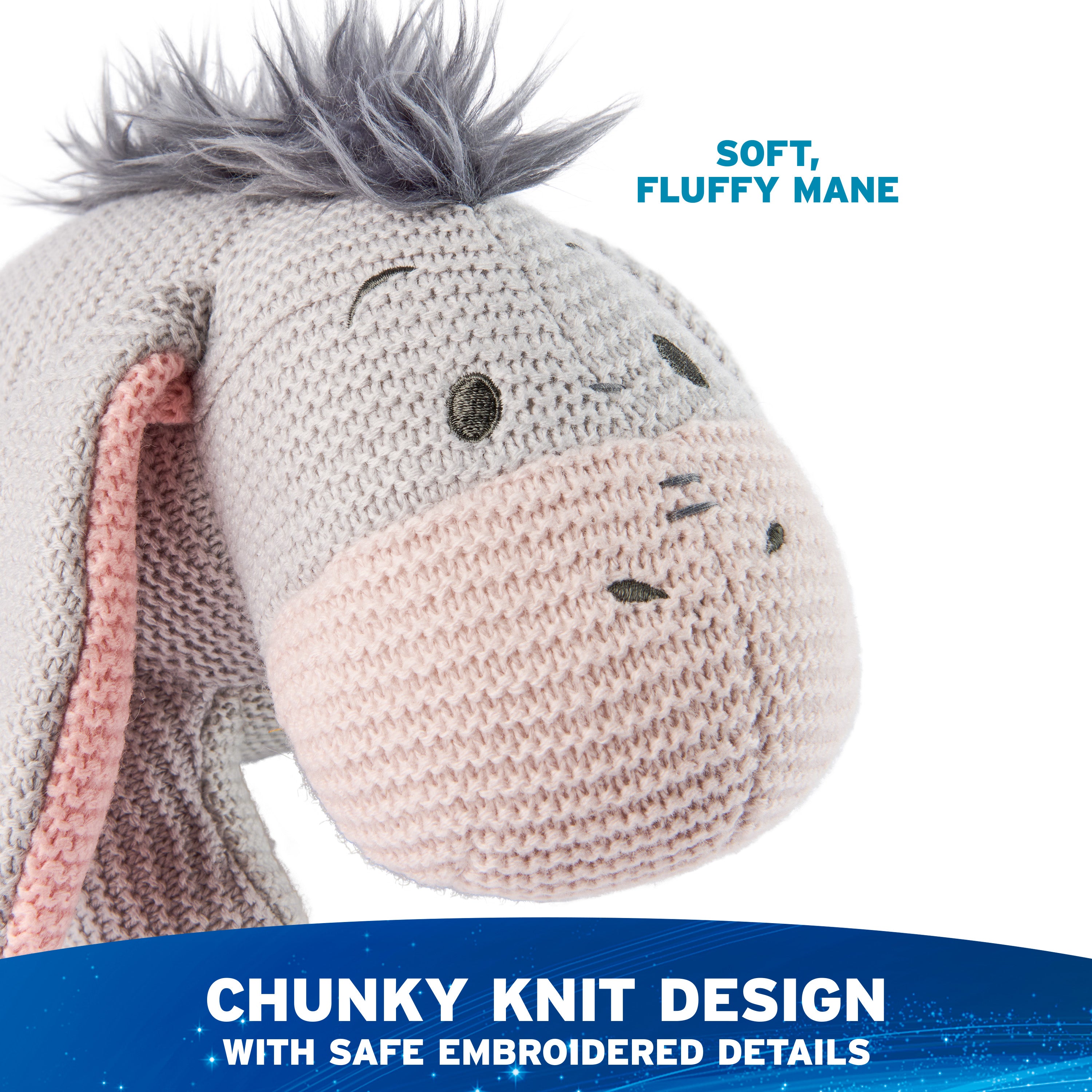 Eeyore Knit Plush, 10 in、mySite、pszhyizbm