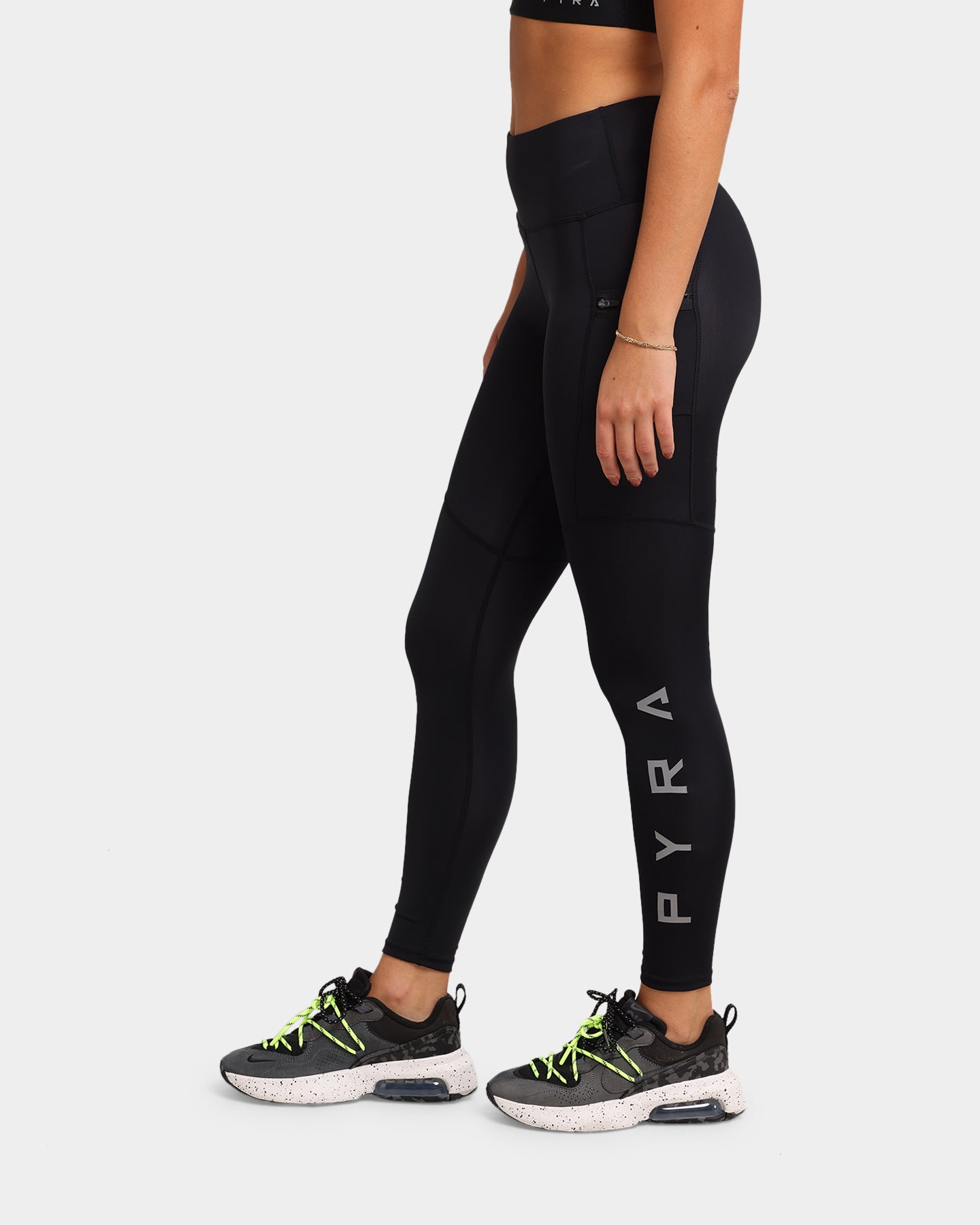 Pyra Women's 3M Pocket Leggings Black、mySite、zt4zffjzw