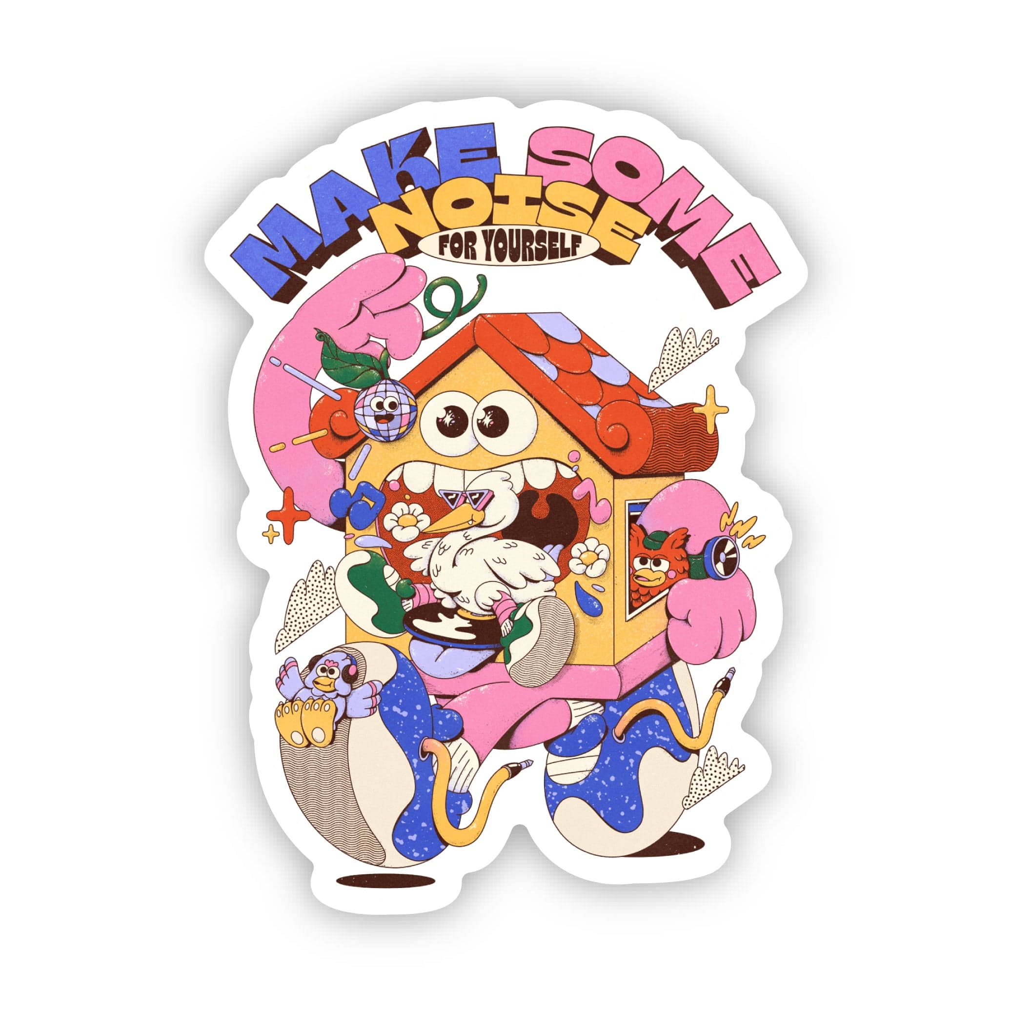  Make Some Noise For Yourself Sticker、mySite、elrpsem3k