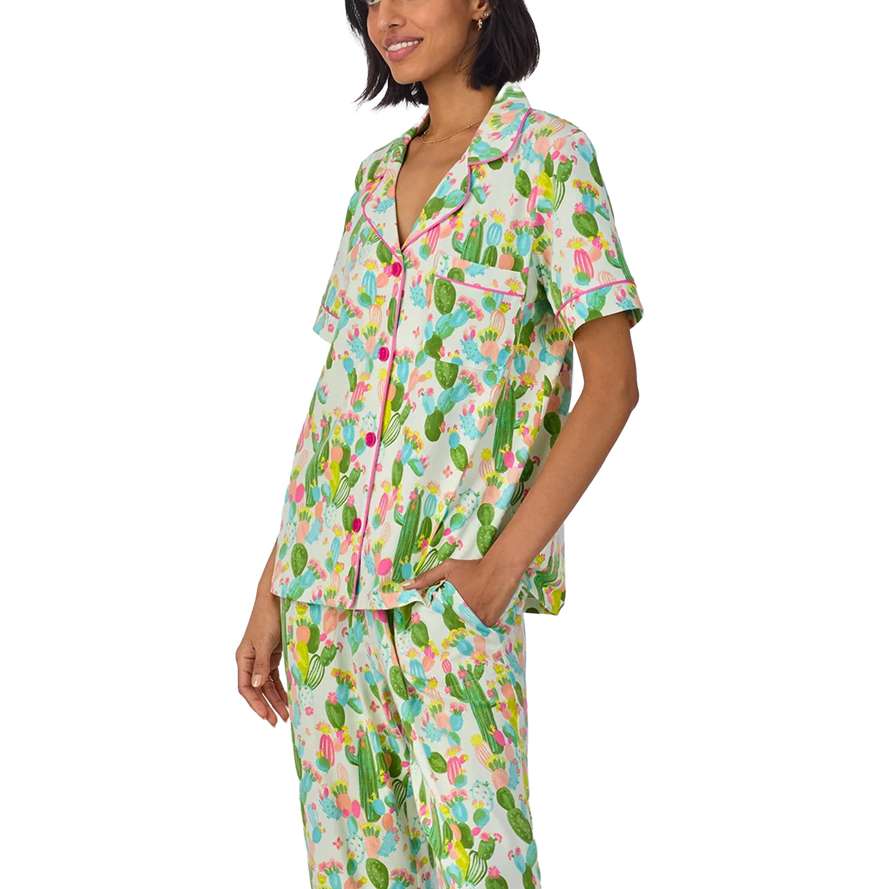  Bed Head Short Slv Cropped Pant Pj Set、mySite、justintrudeaud