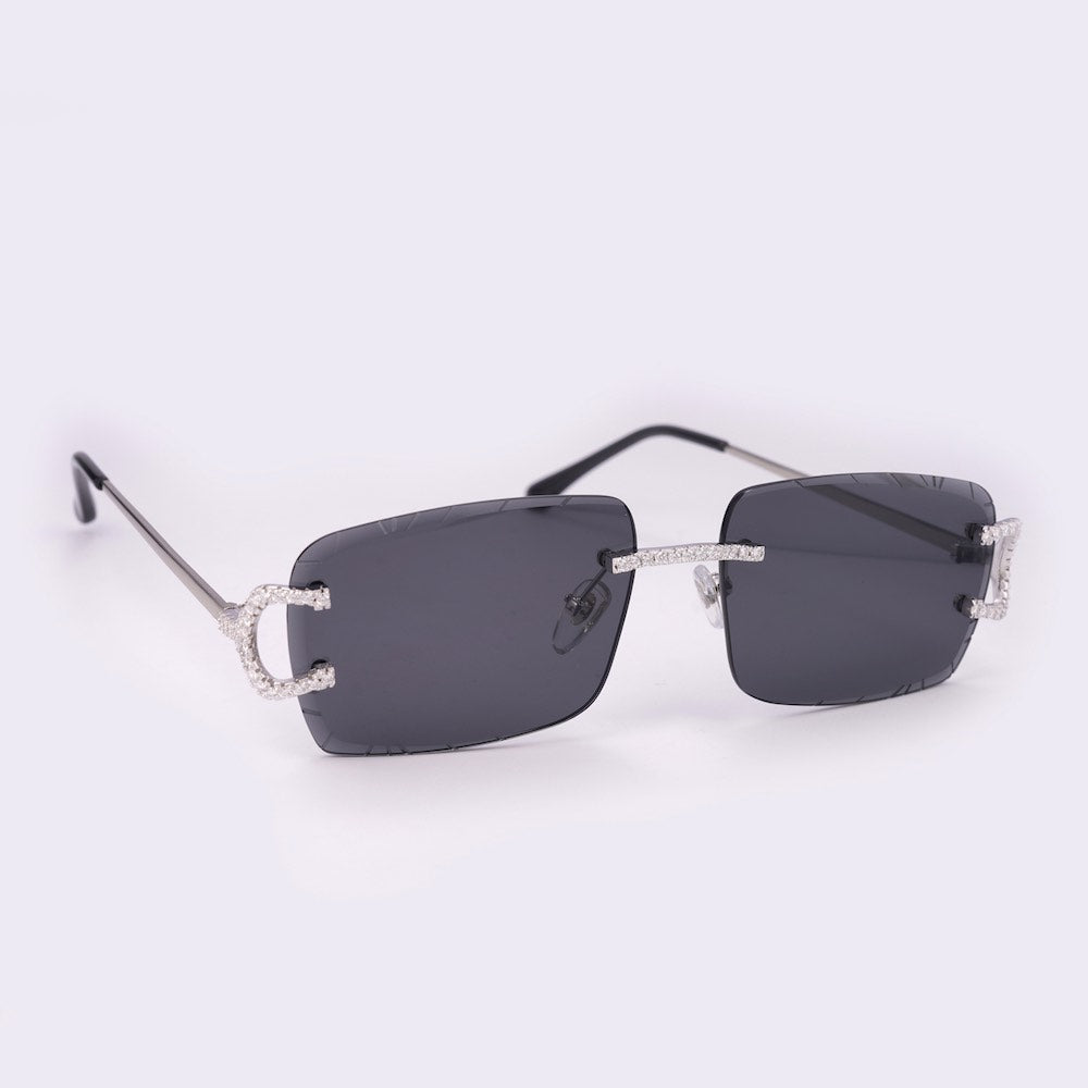 Moissanite Prong Sunglasses 14K Gold、mySite、hinf8tx79