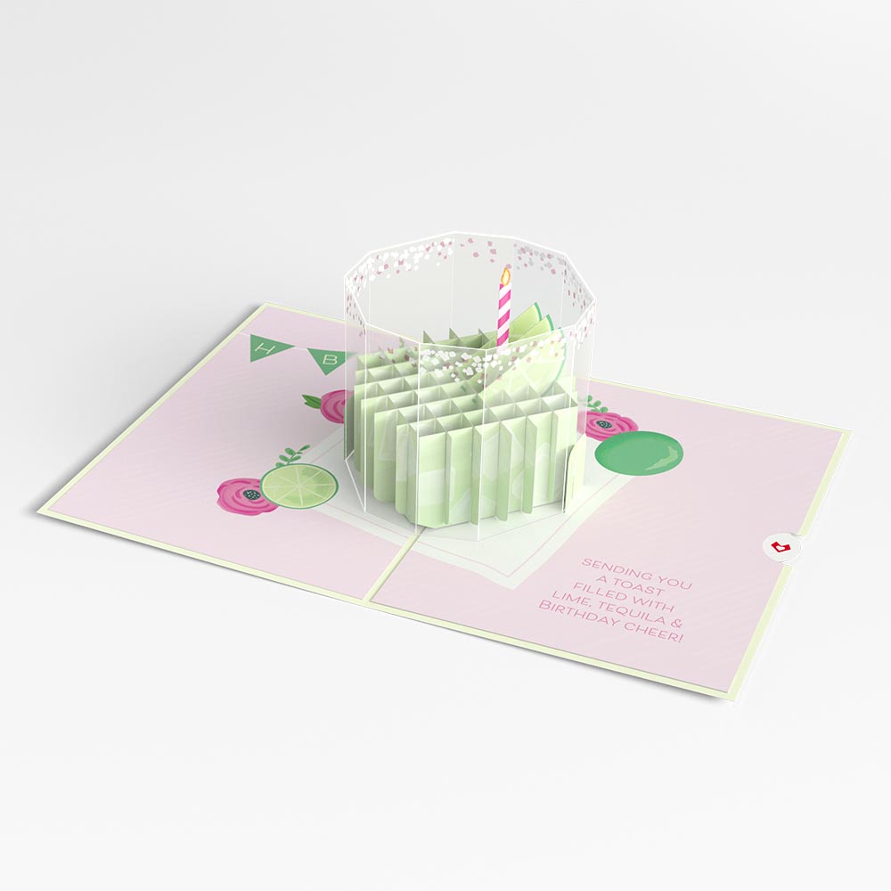 Birthday Margarita Pop-Up Card、mySite、solidvoid