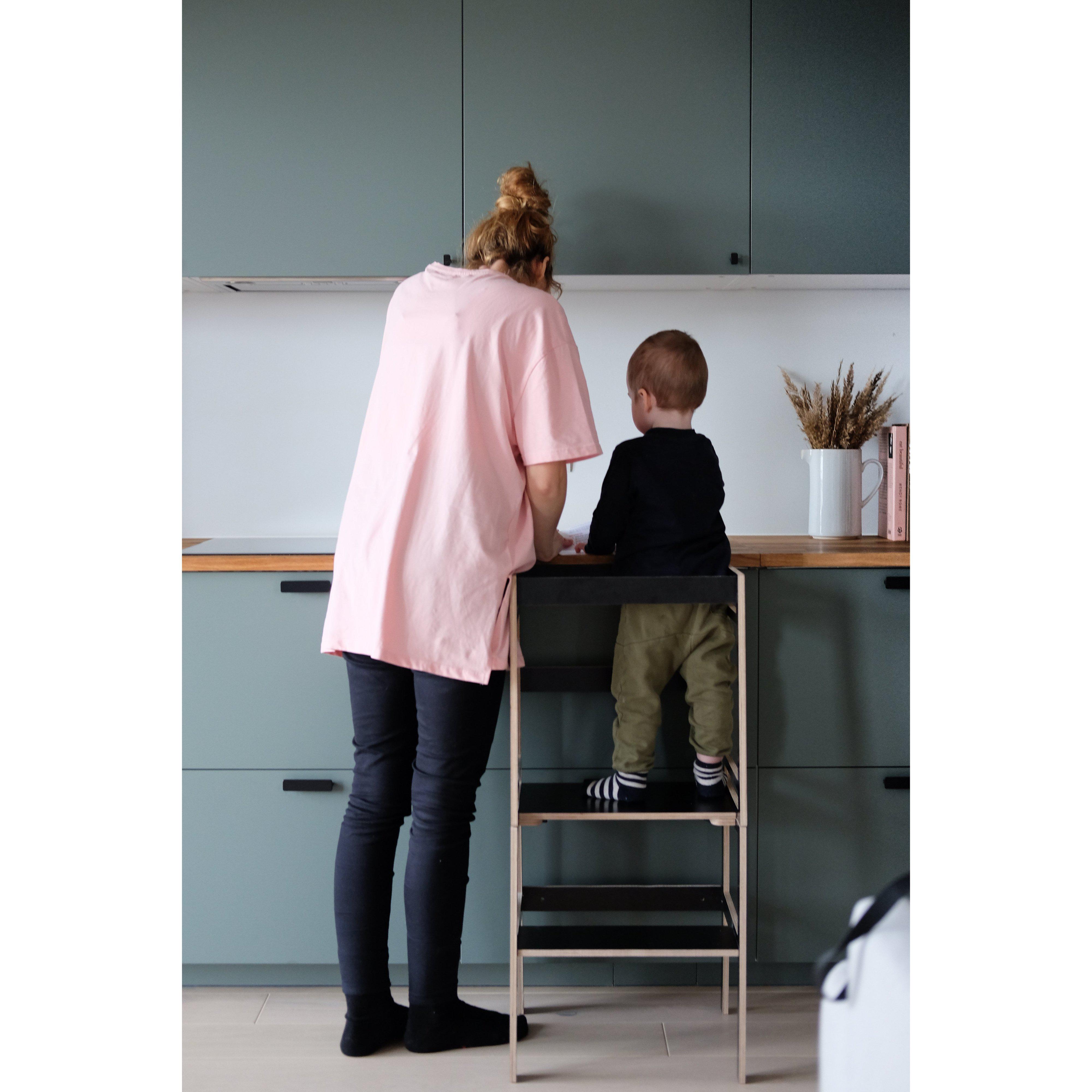 Wooden Flush Multi-Function Kids Chair Table Learning Tower、mySite、gigharbornorthrealestate