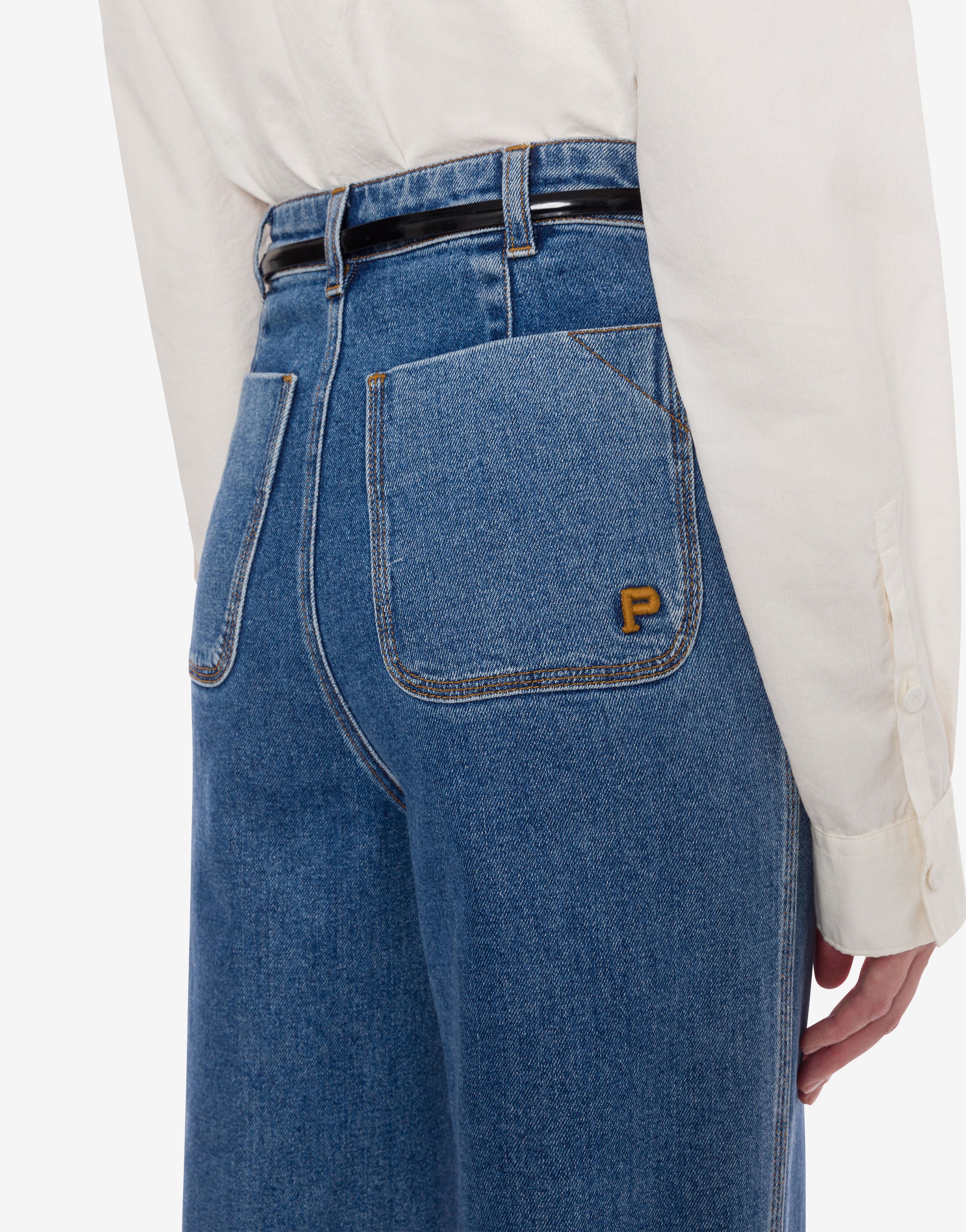 Pantalone in denim comfort、mySite、aoinhome