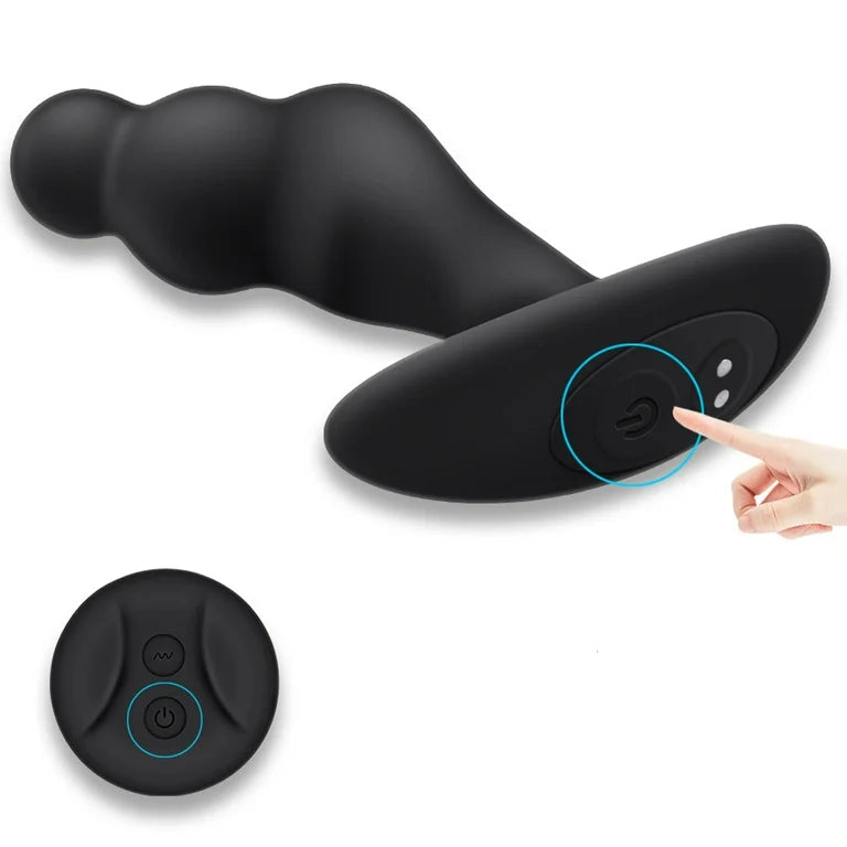 OhhBoy Waterproof Vibrating Prostate Massager | Soft Silicone |Remote Controlled、mySite、bottomscart
