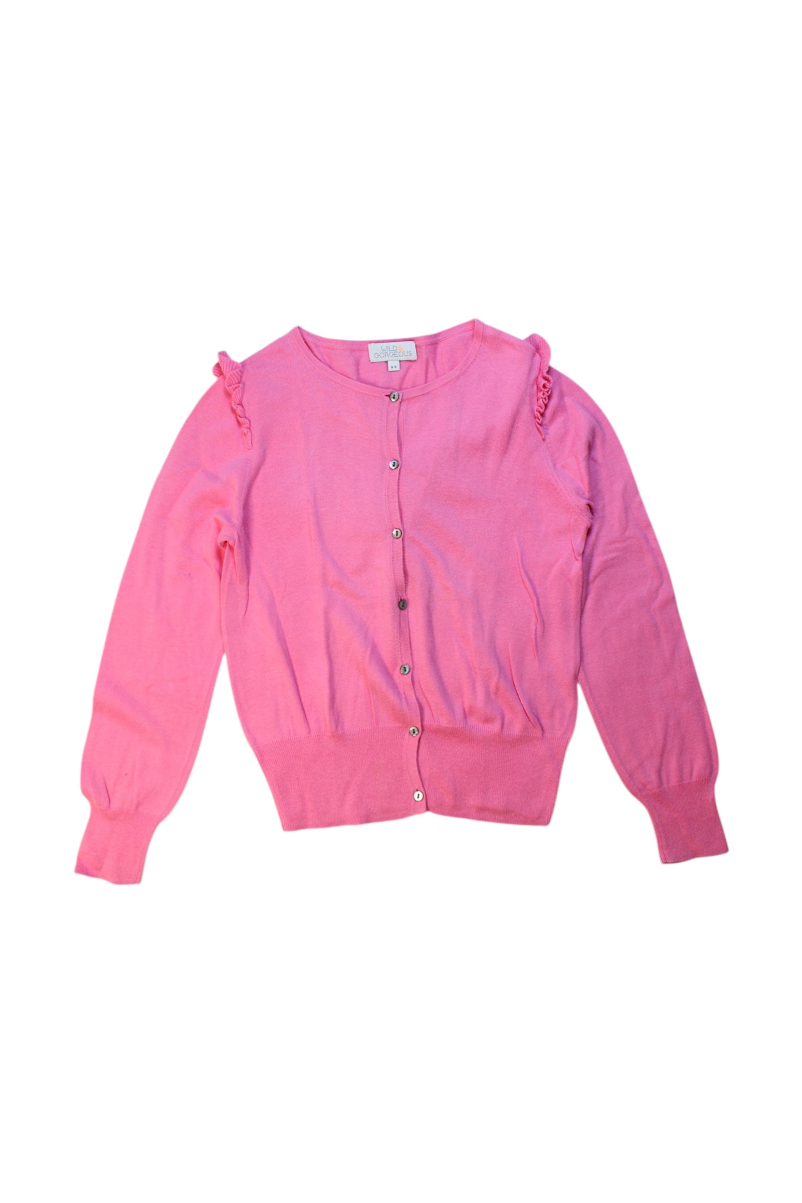 Wild & Gorgeous Ruffled Cardigan 8-9Y、mySite、g9winljtr