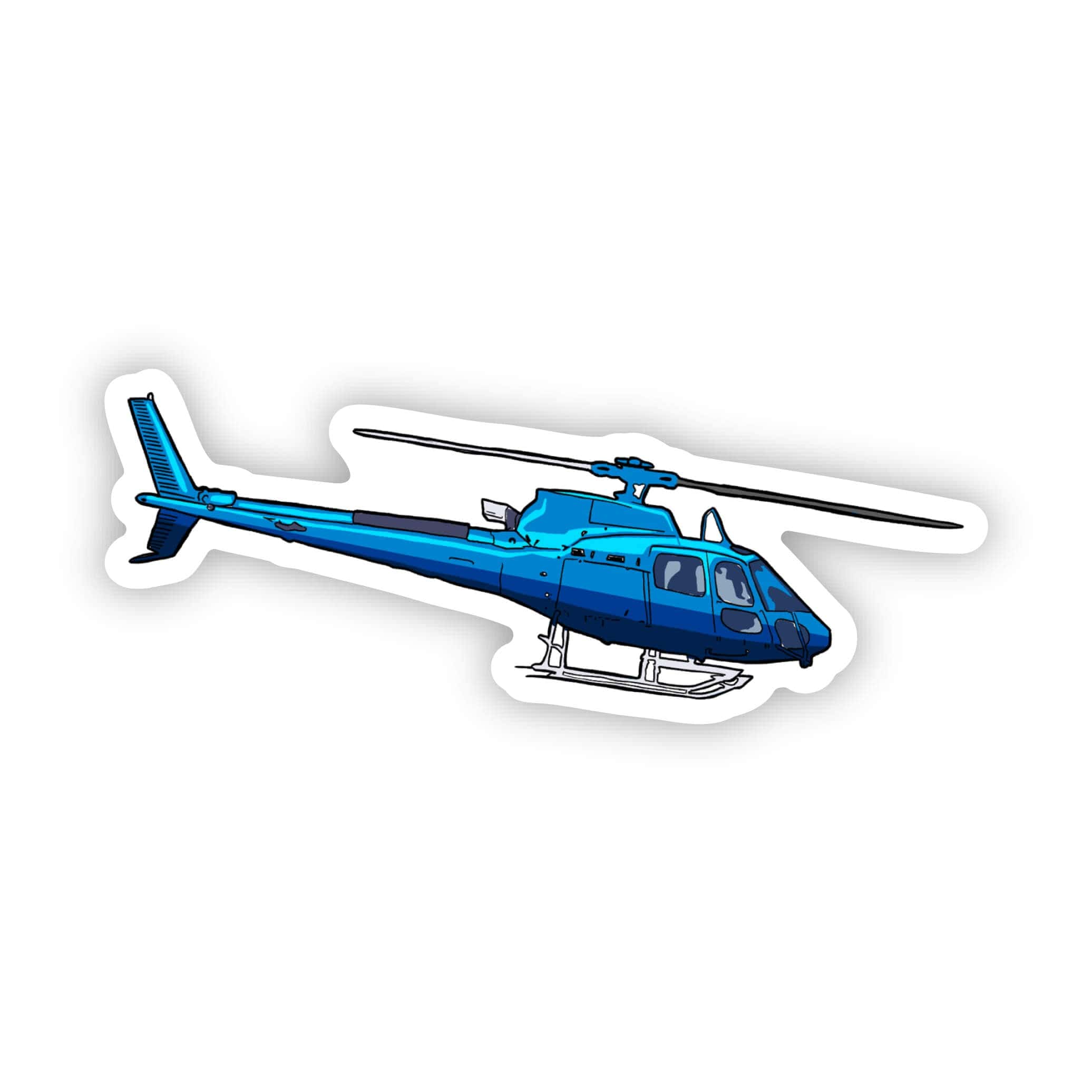  Blue Helicopter Sticker、mySite、elrpsem3k