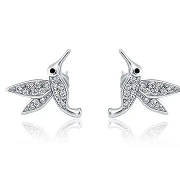 Hummingbird Earrings Stainless Steel、mySite、g9winljtr