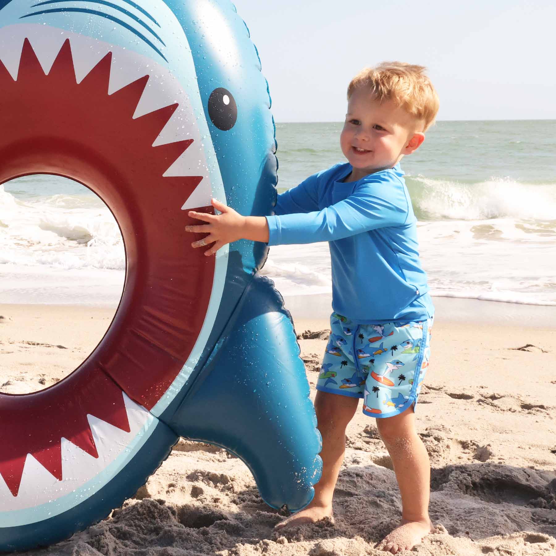  Long Sleeve Rash Guard Shirt | Surfer Blue、mySite、layawaytickets