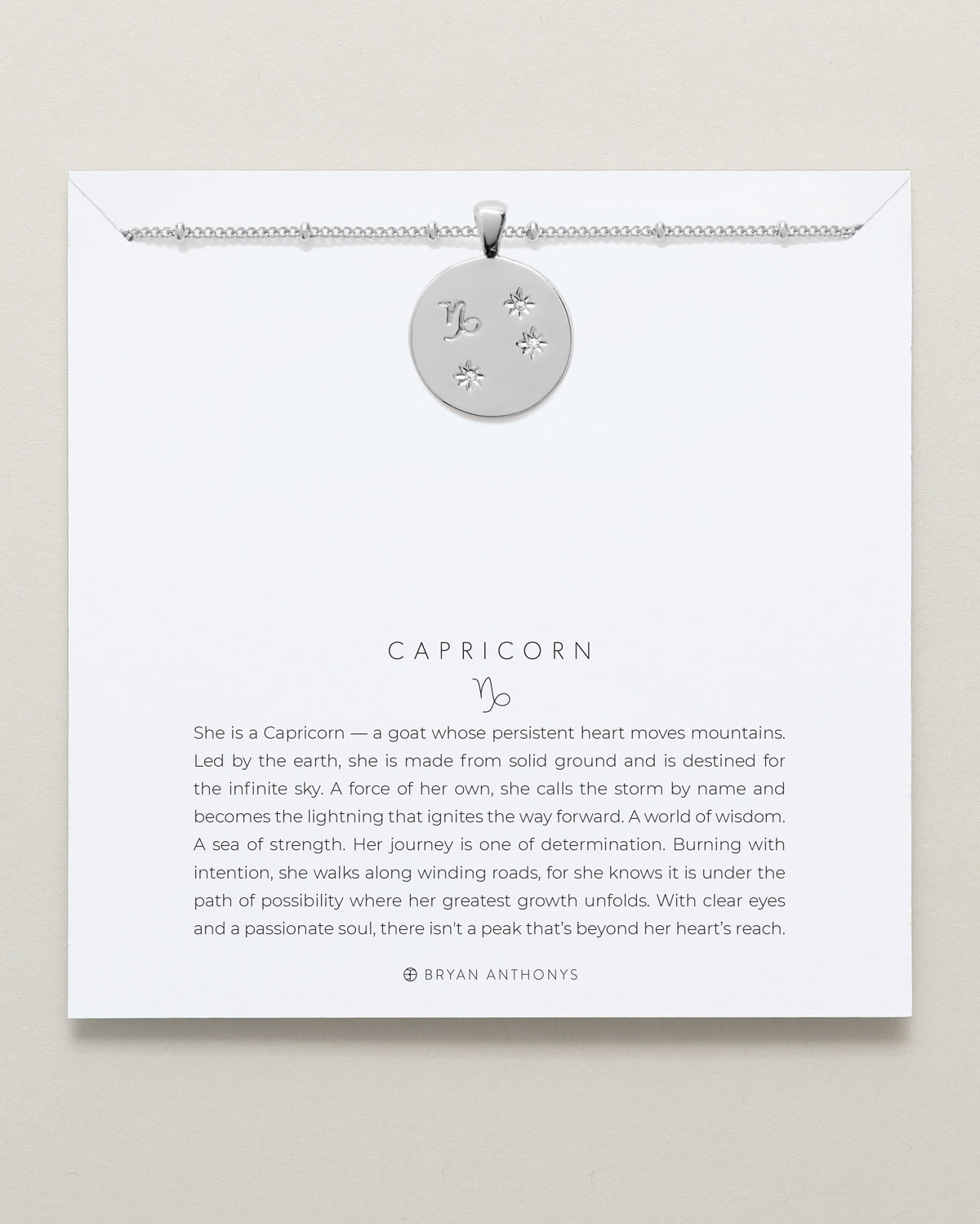 Capricorn — Zodiac Necklace、mySite、hinf8tx79