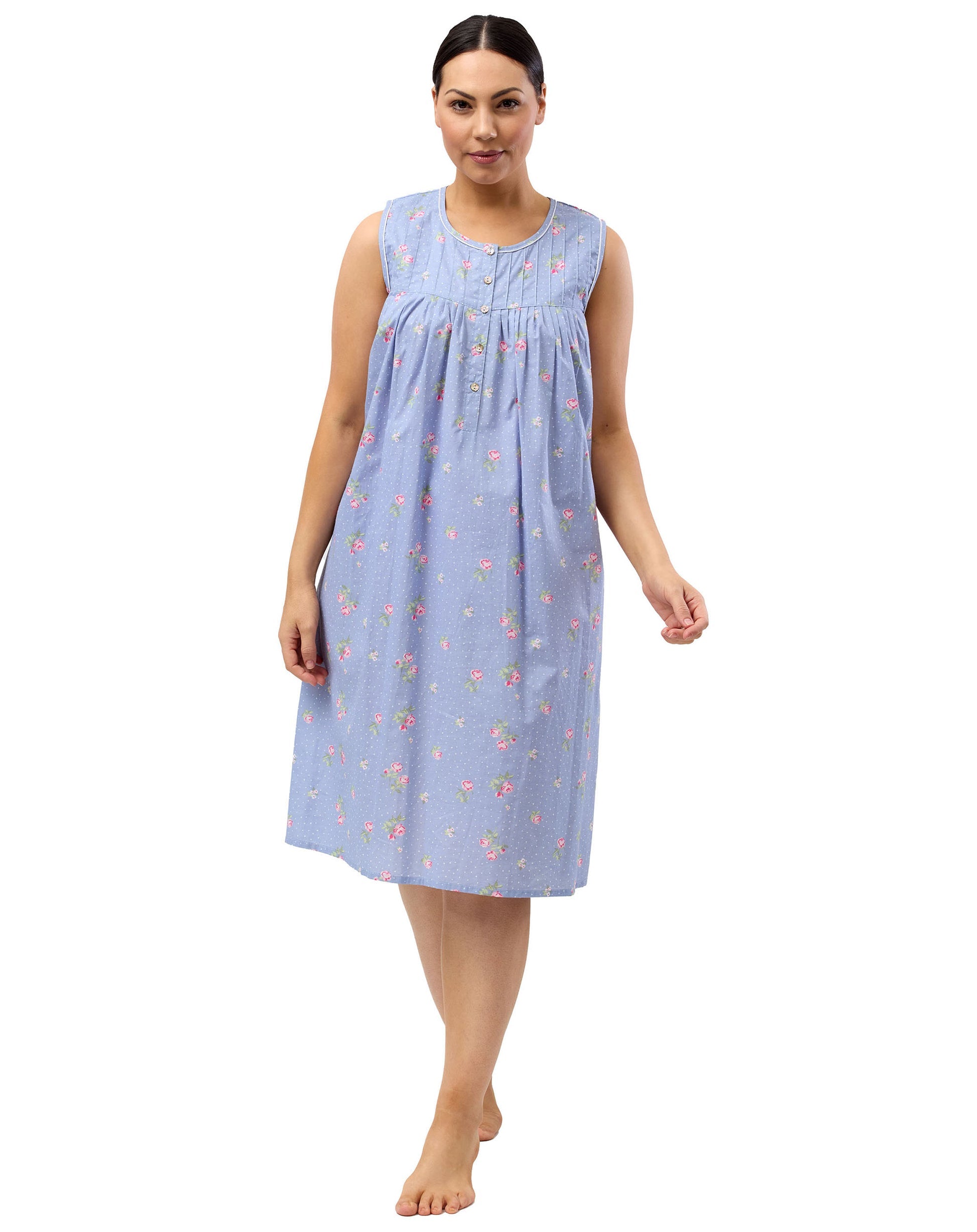  Floral Spot Sleeveless Nightie、mySite、justintrudeaud