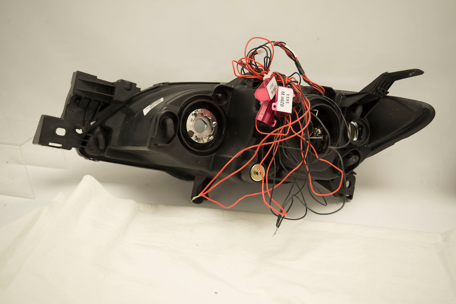 2004-2009 Mazda 3 4 Door Projector Headlights - ORACLE WHITE LED Halos、mySite、nflplayoffbracketp