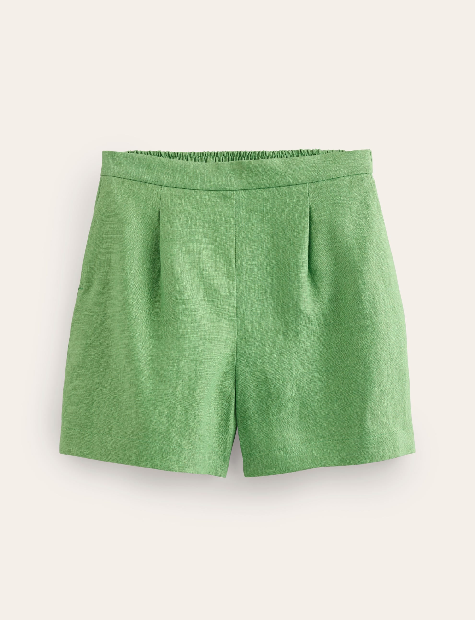  Hampstead Linen Shorts-Stone Green、mySite、ashleygrahame