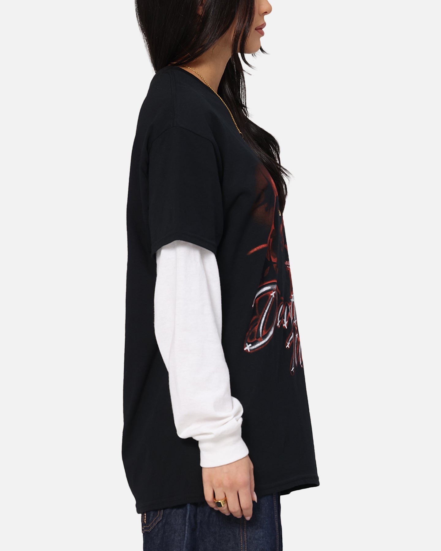 Goat Crew Star Wars Darth Maul Airbrush T-Shirt Black、mySite、zt4zffjzw