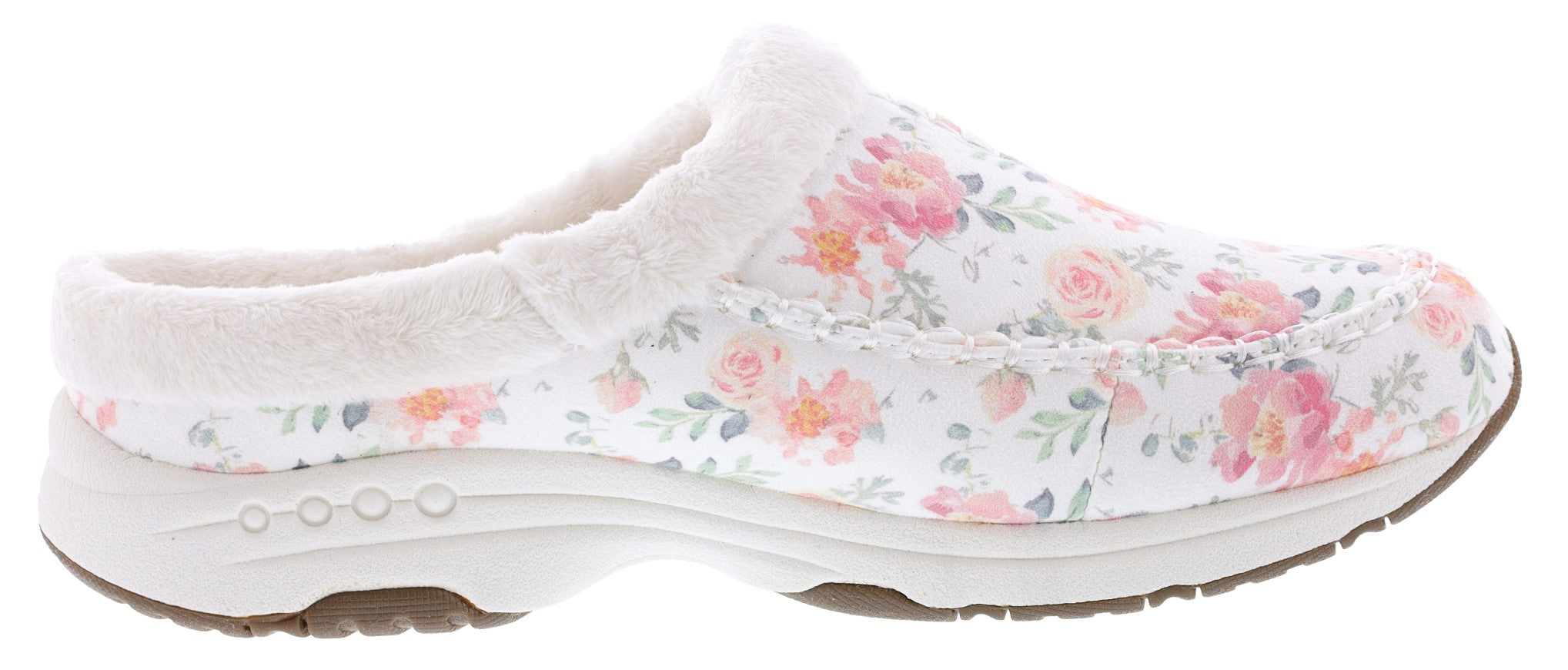 Easy Spirit Women's Travelfurr 2 2E Width Slip On Mule Clogs、mySite、dreamappss