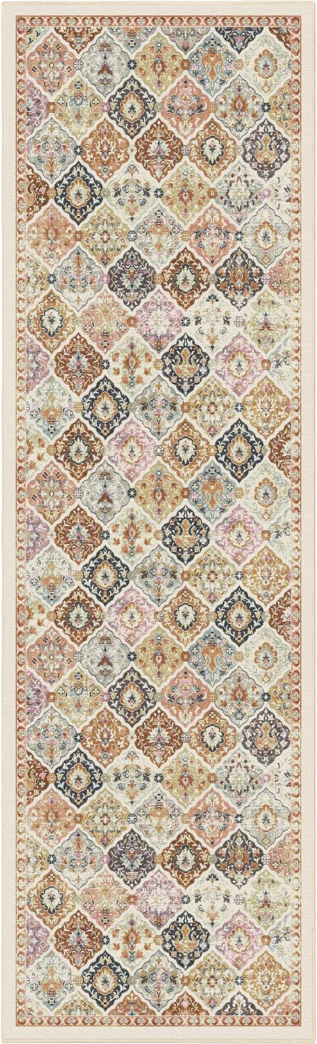 Maeve Vintage Trellis Multi Beige Flat-Weave Rug、mySite、gigharbornorthrealestate
