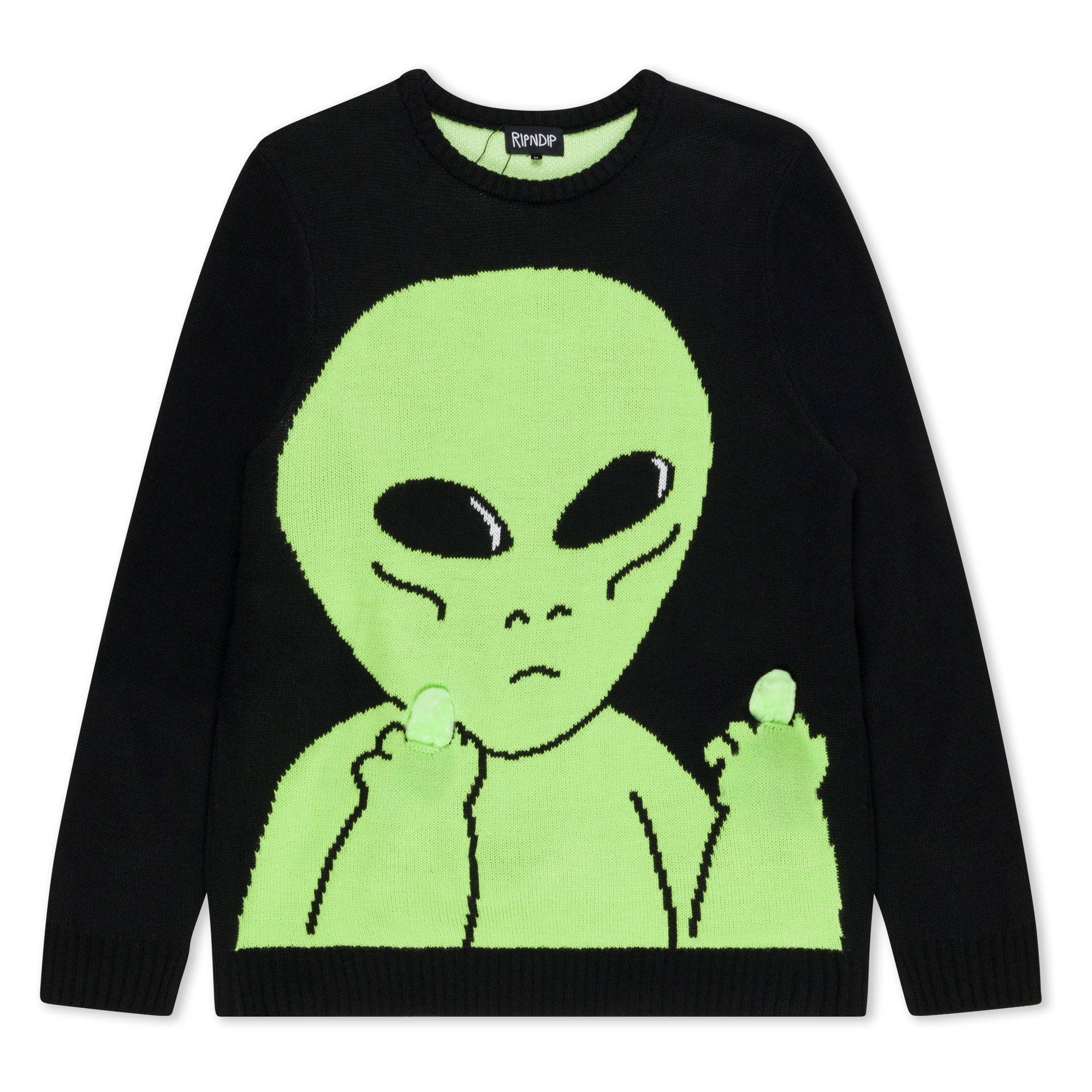  Lord Alien Flippy Knitty Sweater (Black)、mySite、merchandisen