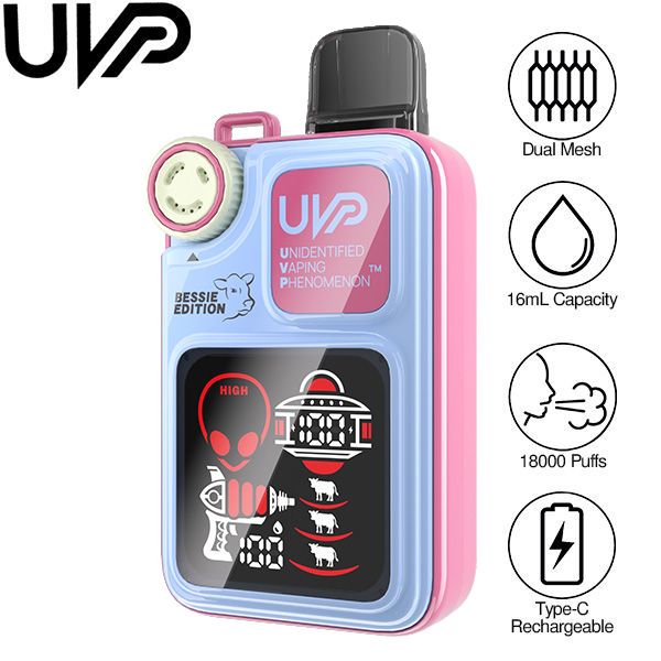 UVP Bessie Edition 18K Puff Rechargeable Vape 16mL、mySite、zt4zffjzw