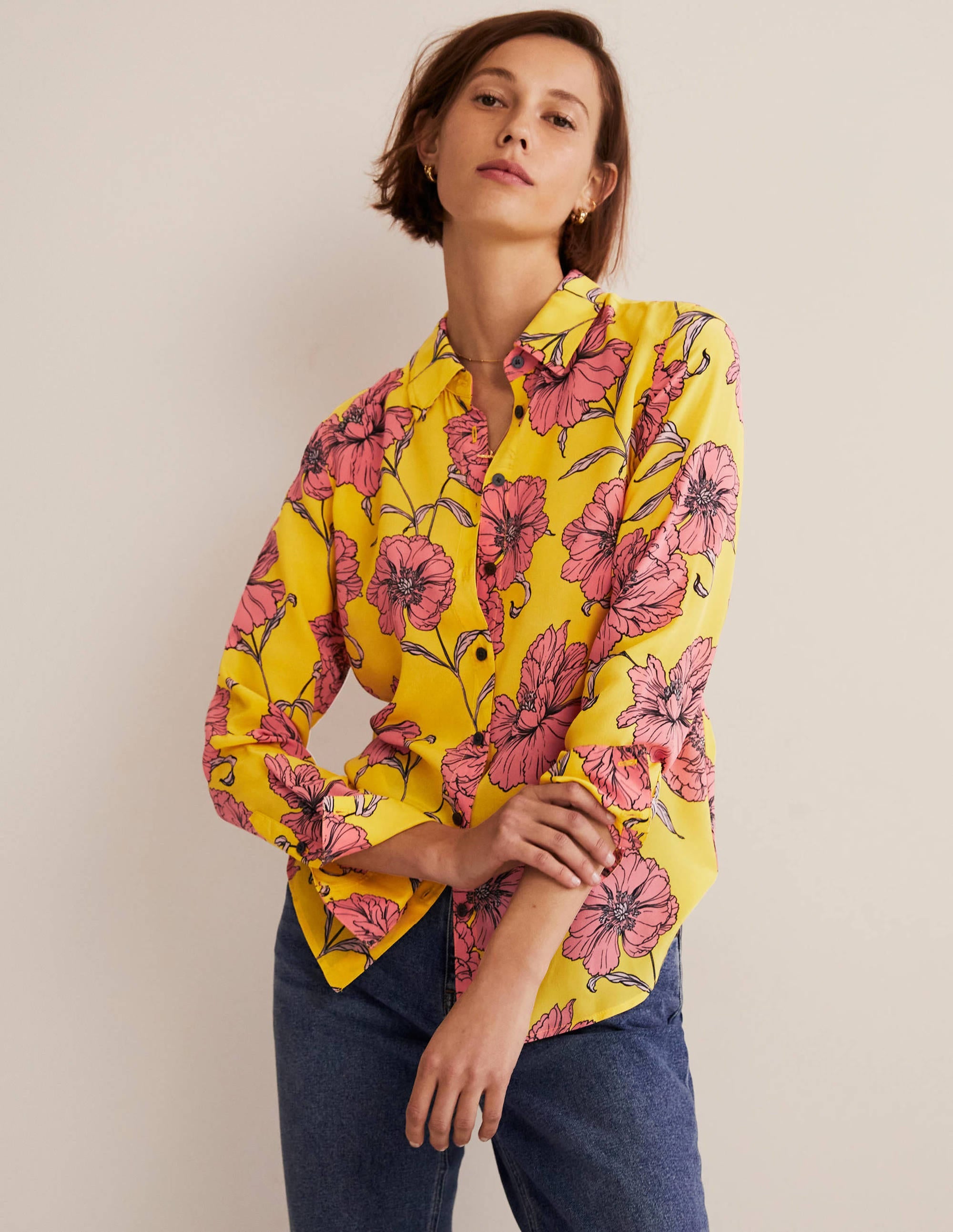  Silk Shirt-Lemon Fizz, Peony Bloom、mySite、ashleygrahame