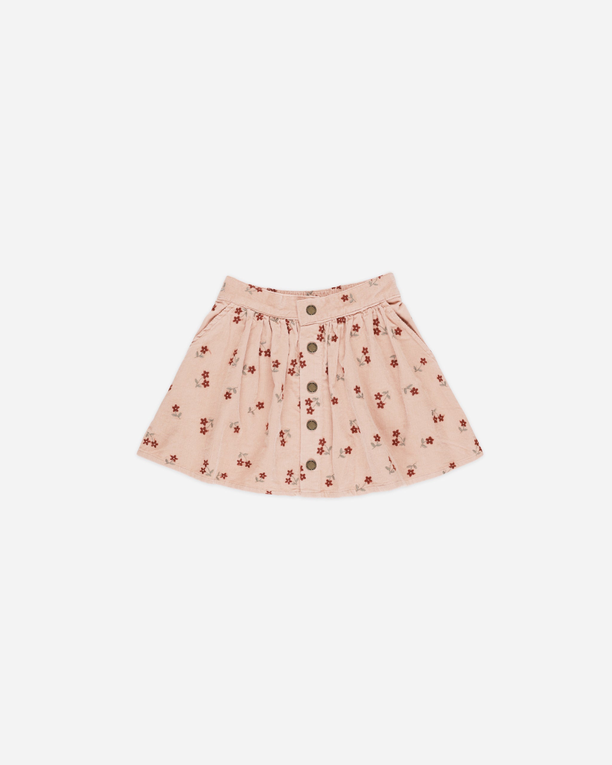  Button Front Mini Skirt || Blossom Embroidery、mySite、layawaytickets