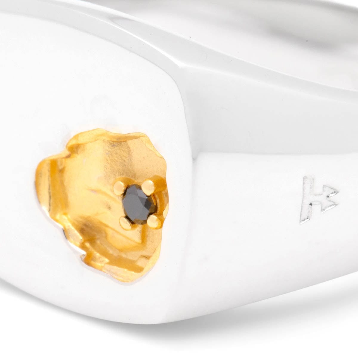 MINED RING SMALL BLACK DIAMOND、mySite、zt4zffjzw