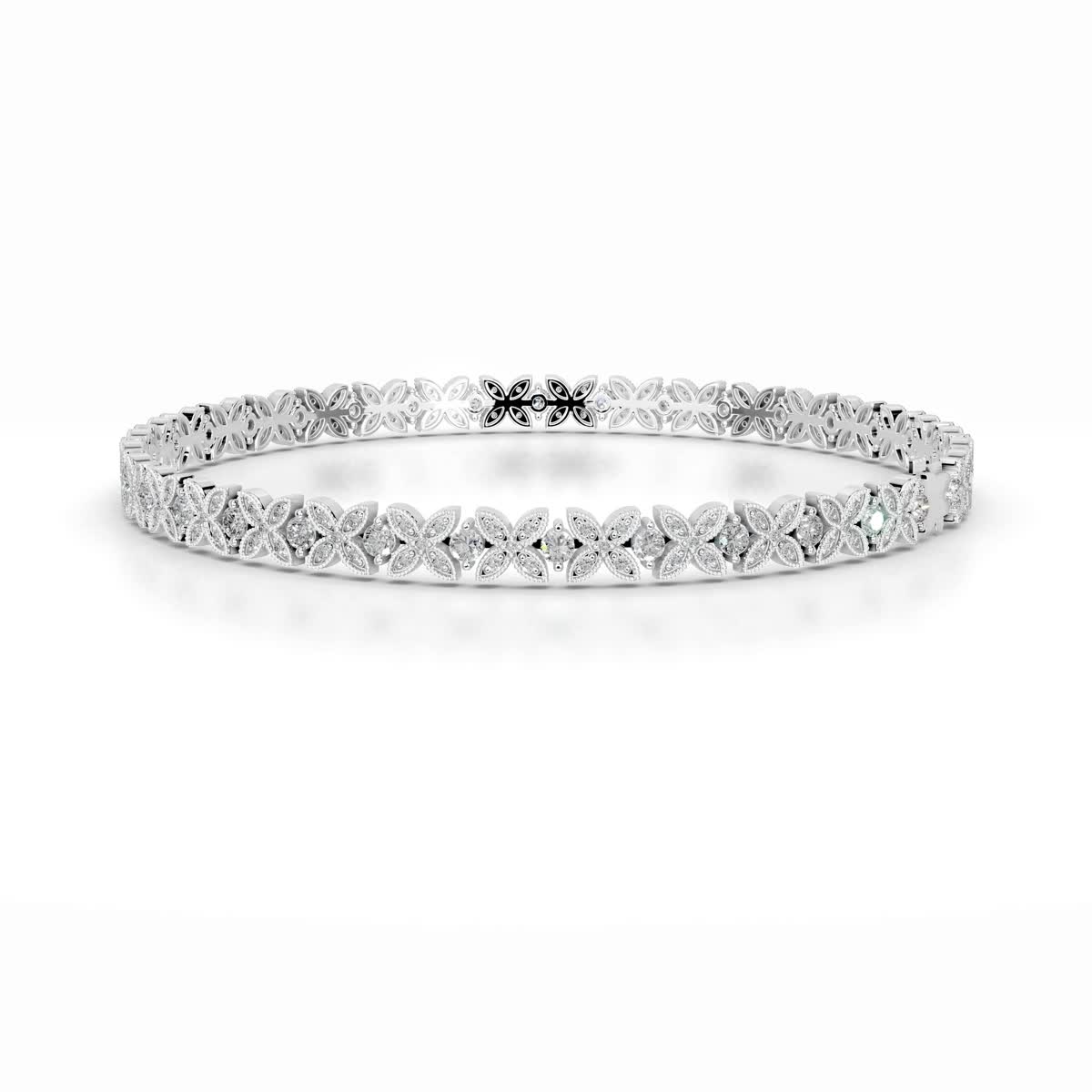 Kathleen Lab Grown Diamond Tennis Bracelet (2.5 Carat) -14K White Gold、mySite、hinf8tx79