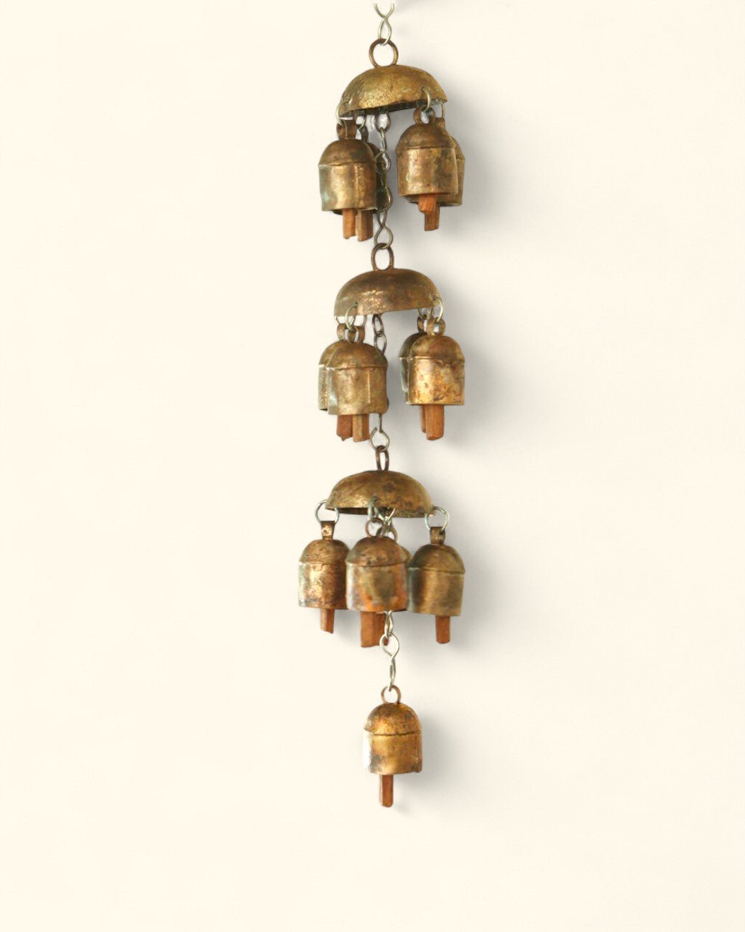 Fairtrade Traditional Triple Layered Bell Hanging Chime、mySite、topwebapps