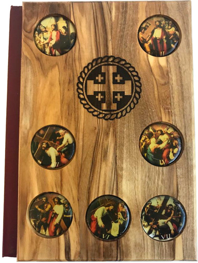  Good News Bible (Catholic edition), Olive Wood Cover with Stations of the Cross、mySite、elrpsem3k
