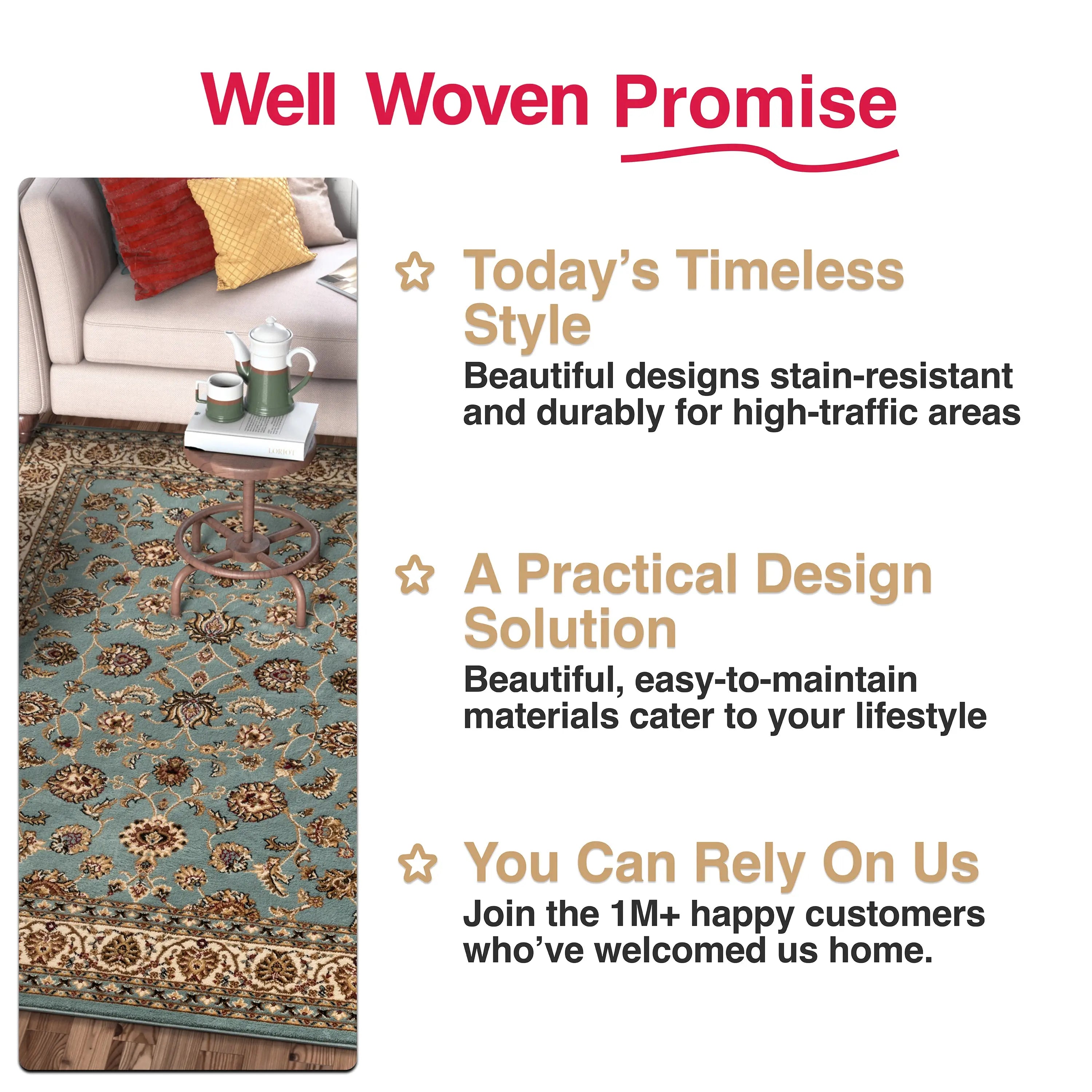 Sarouk Light Blue Traditional Rug、mySite、gigharbornorthrealestate