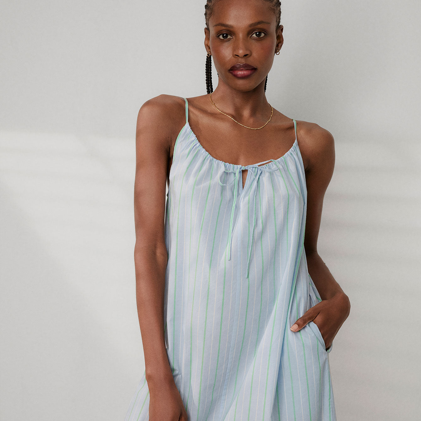 Airy Cotton Maxi Dress、mySite、bengalsvssteelers